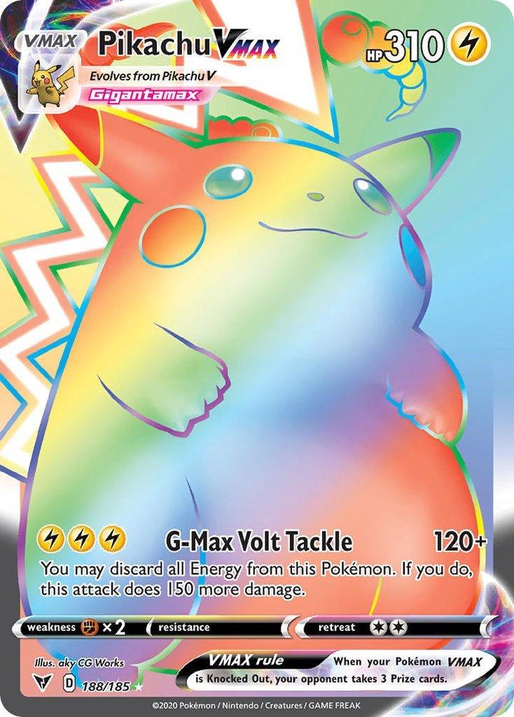 dynamax pokemon card Amazon.com: Eternatus V & Vmax Card Set - Darkness Ablaze 116/189-117/189