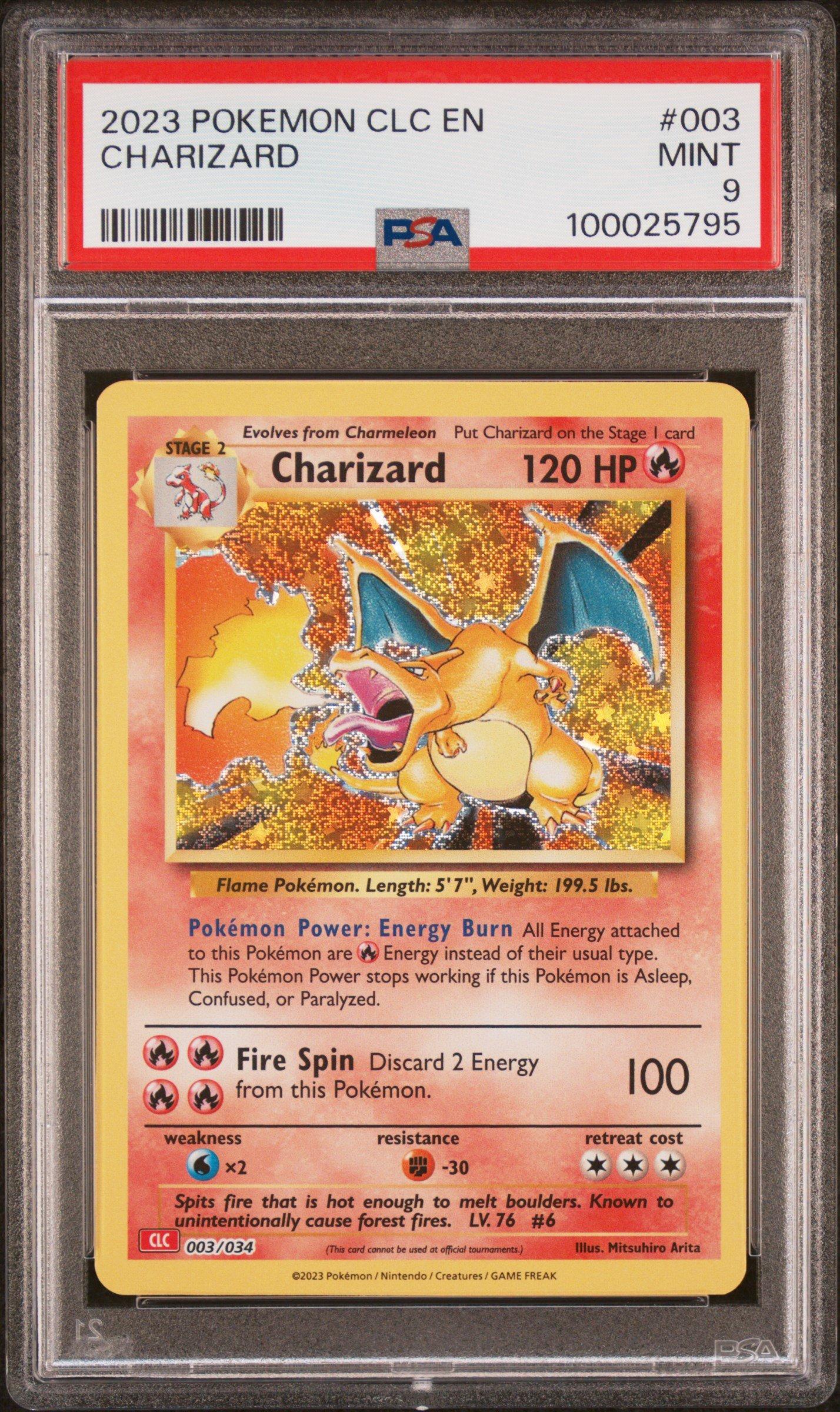 2023 Pokemon Clc-trading Card Game Classic Charizard & Ho-oh Ex Deck Charizard PSA