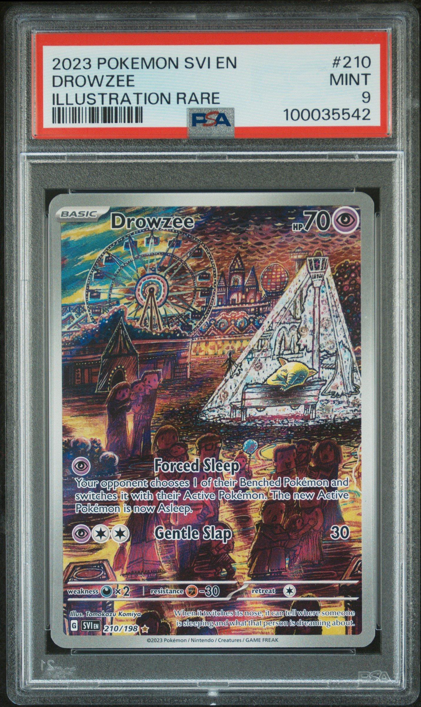 2023 Pokemon Svi En-scarlet & Violet 210 Drowzee Illustration Rare