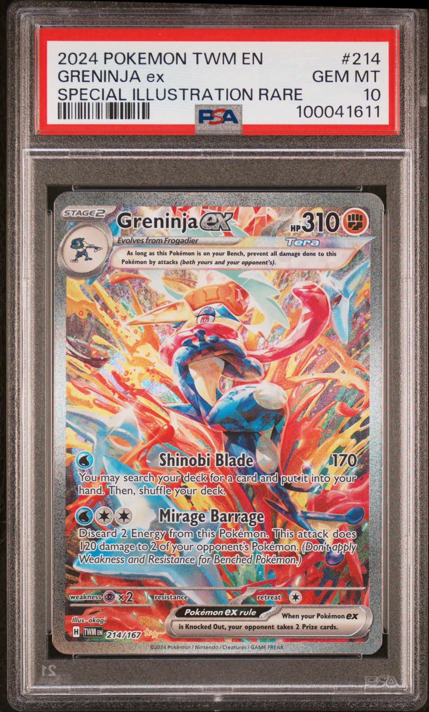 GameStop 2024 Pokemon Twm En-twilight Masquerade 214 Greninja Ex