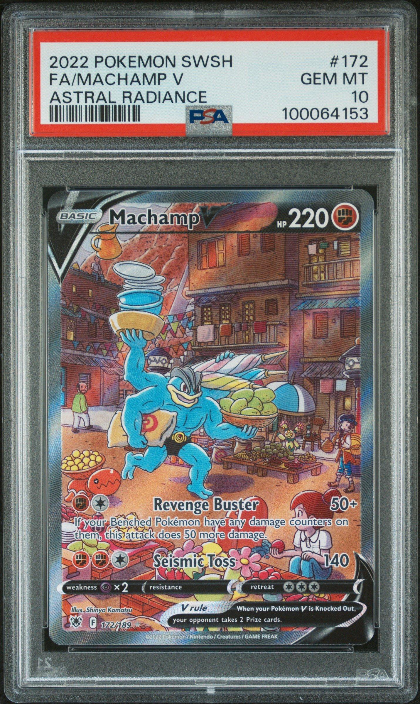 2022 Pokemon Sword & Shield Astral Radiance 172 Full Art/machamp V