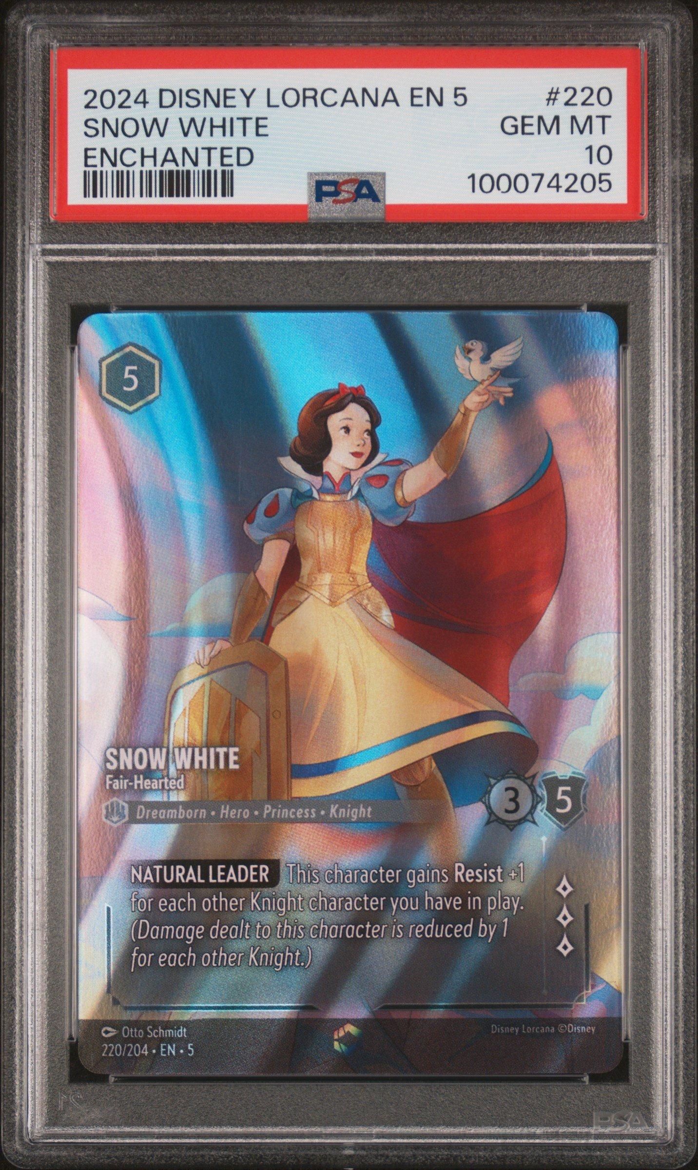 2024 Disney Lorcana En 5-shimmering Skies 220 Snow White