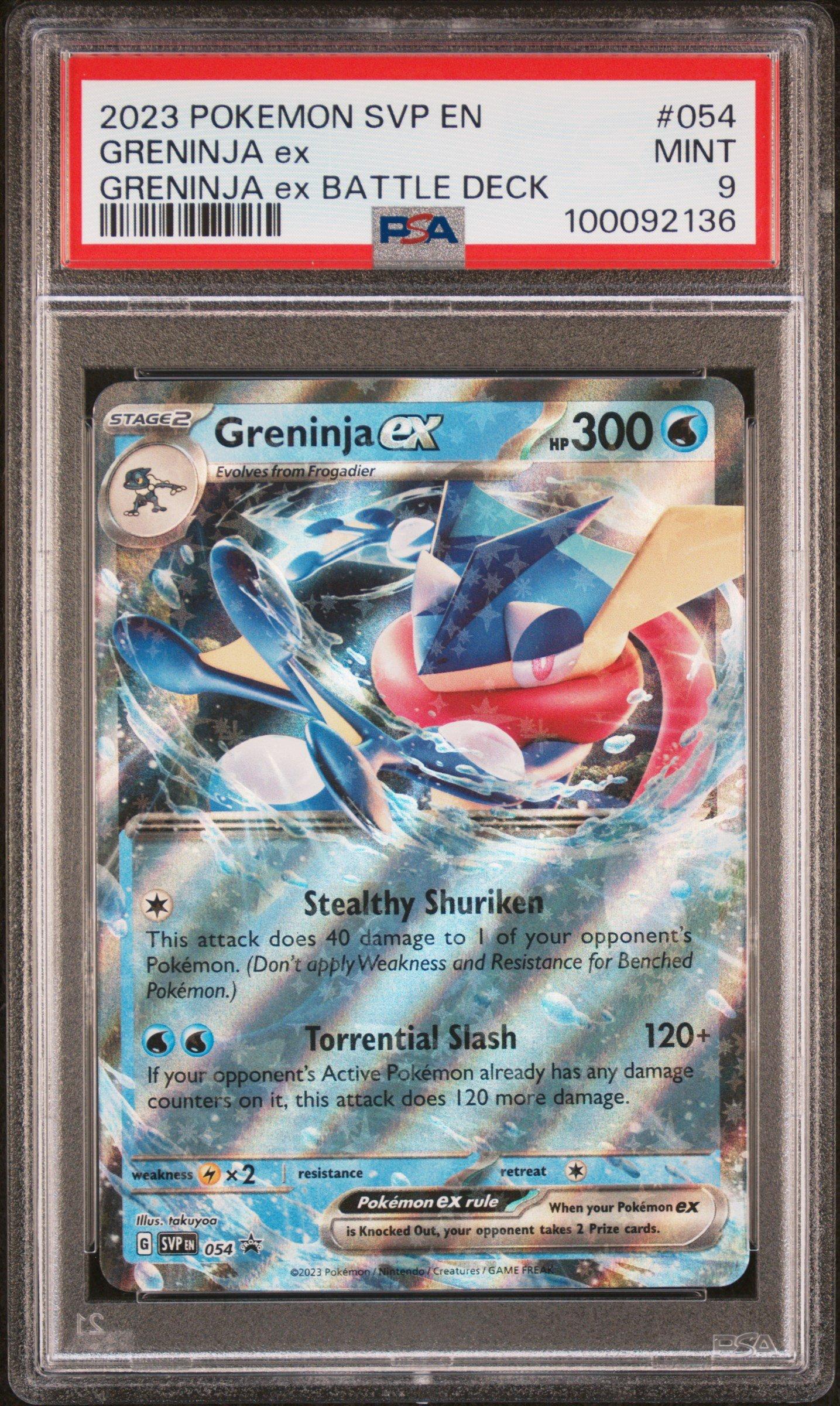2023 Pokemon Svp En-sv Black Star Promo 054 Greninja Ex Greninja