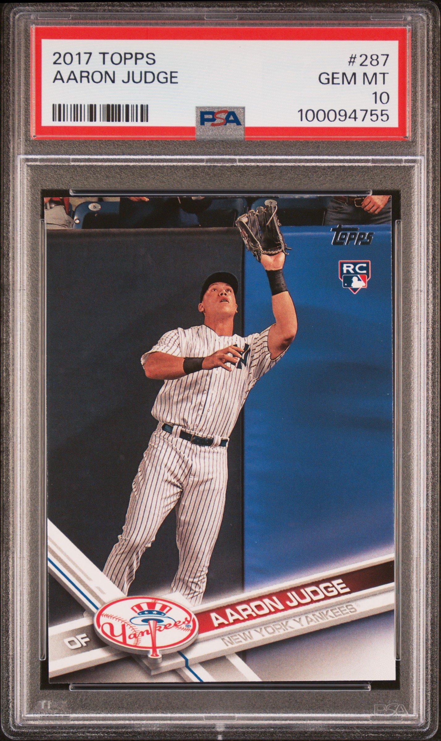 2017 Topps 287 Aaron Judge PSA