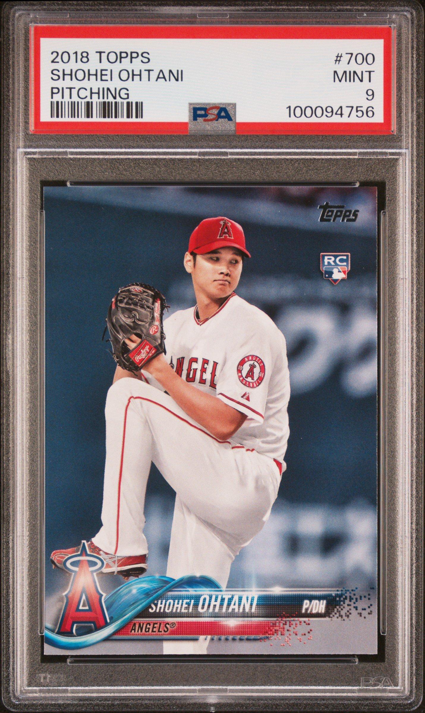 2018 Topps 700 Shohei Ohtani Pitching PSA