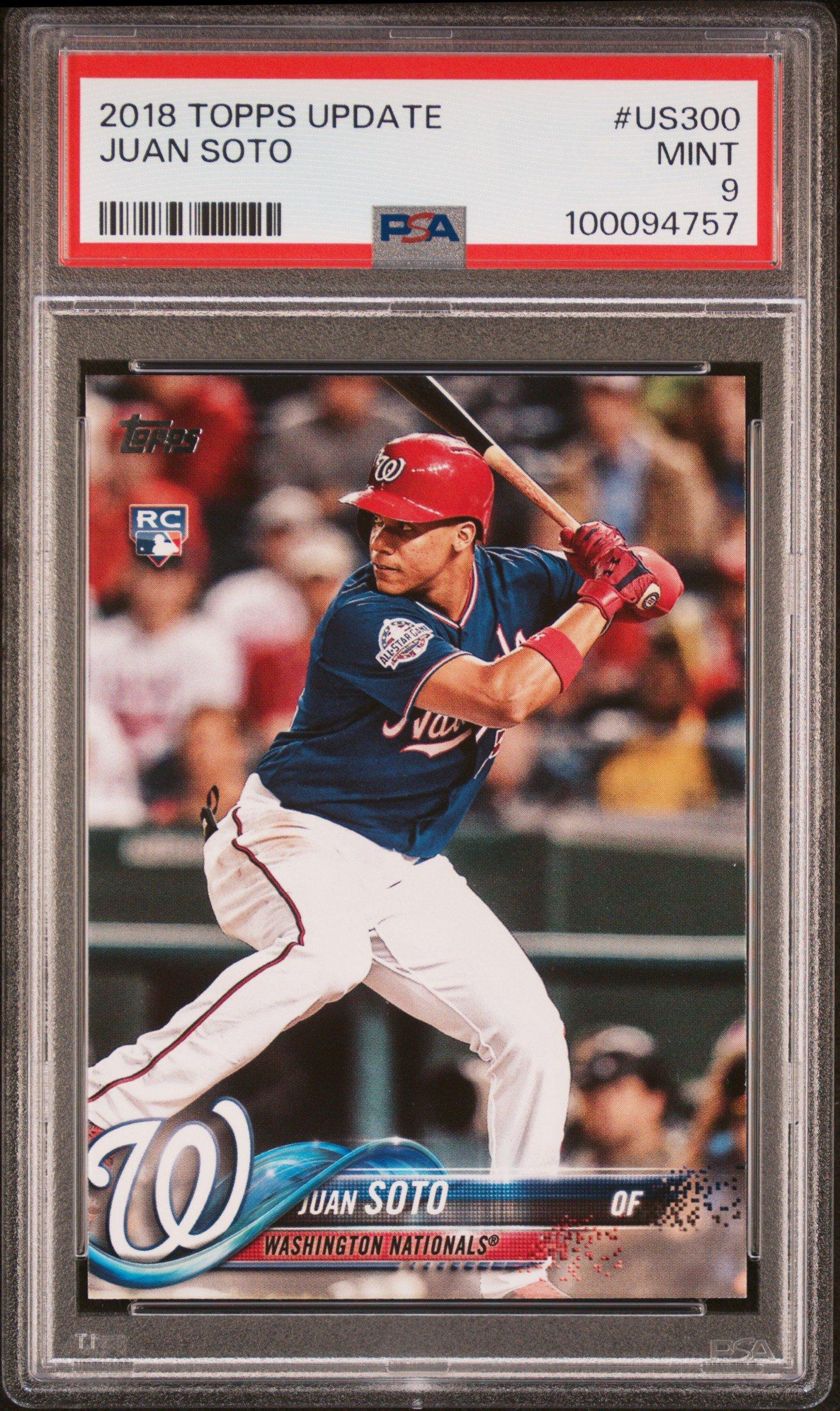 2018 Topps Update Us300 Juan Soto PSA