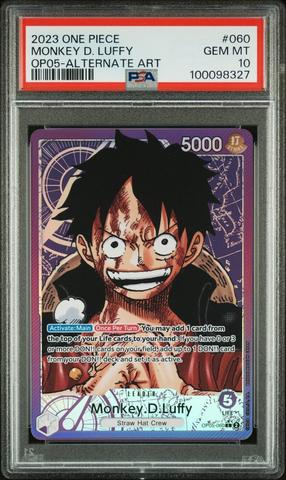 モンキー・D・ルフィ OP05-1ST ANNIVERSARY-SIG. Monkey D Luffy One Piece Card Game OP05 1st Anniversary #012