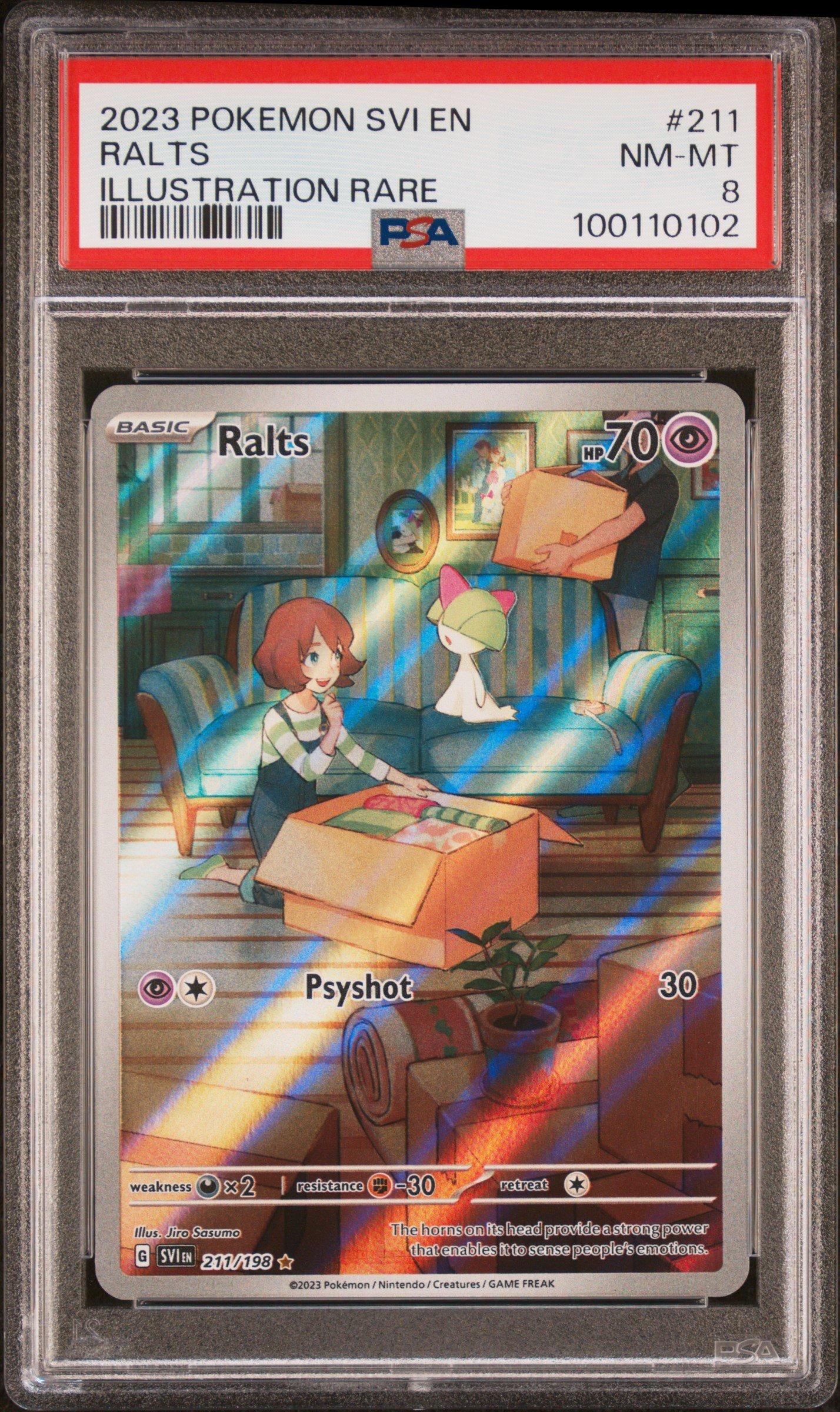2023 Pokemon Svi En-scarlet & Violet 211 Ralts Illustration Rare