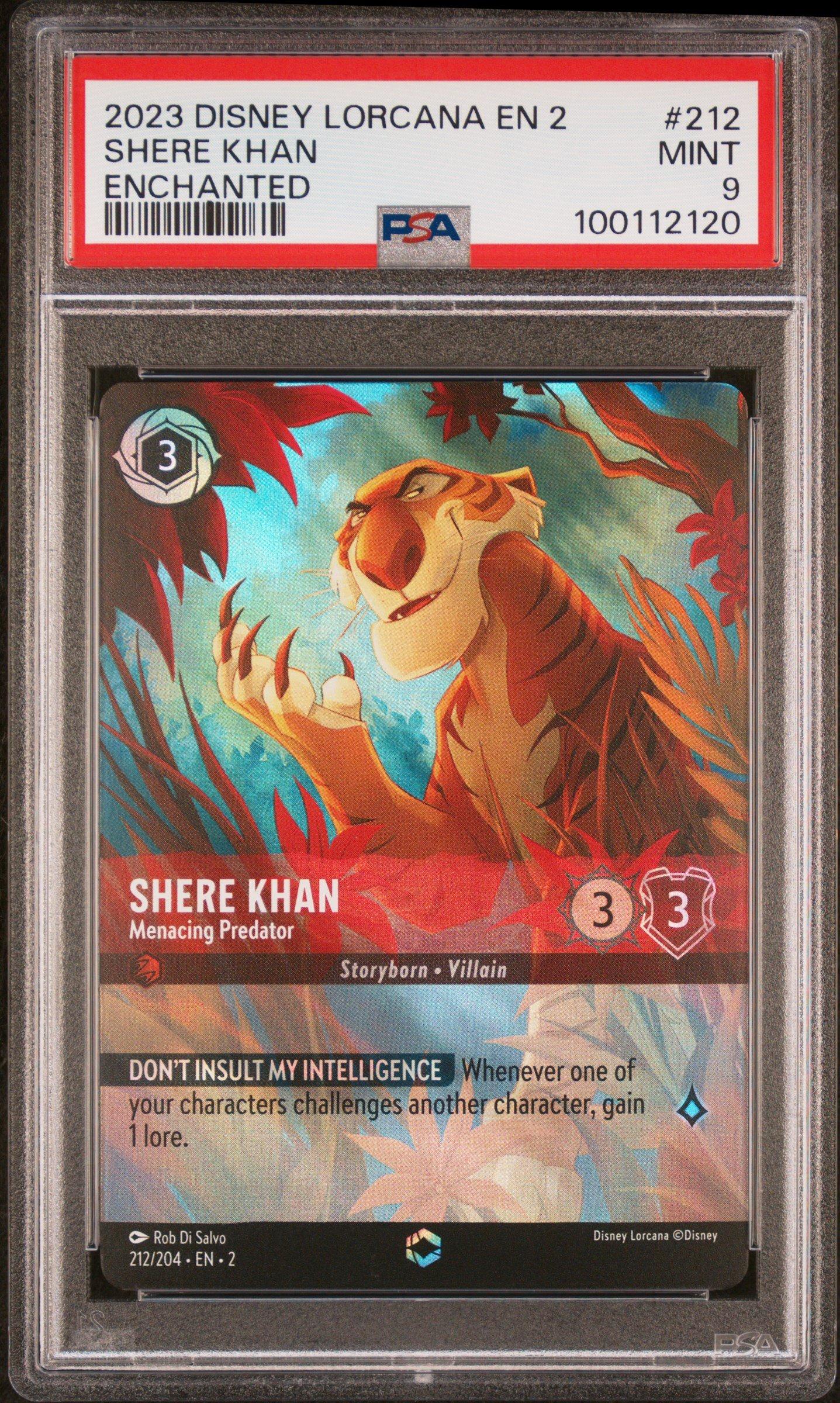 2023 Disney Lorcana En 2-rise Of The Floodborn 212 Shere Khan