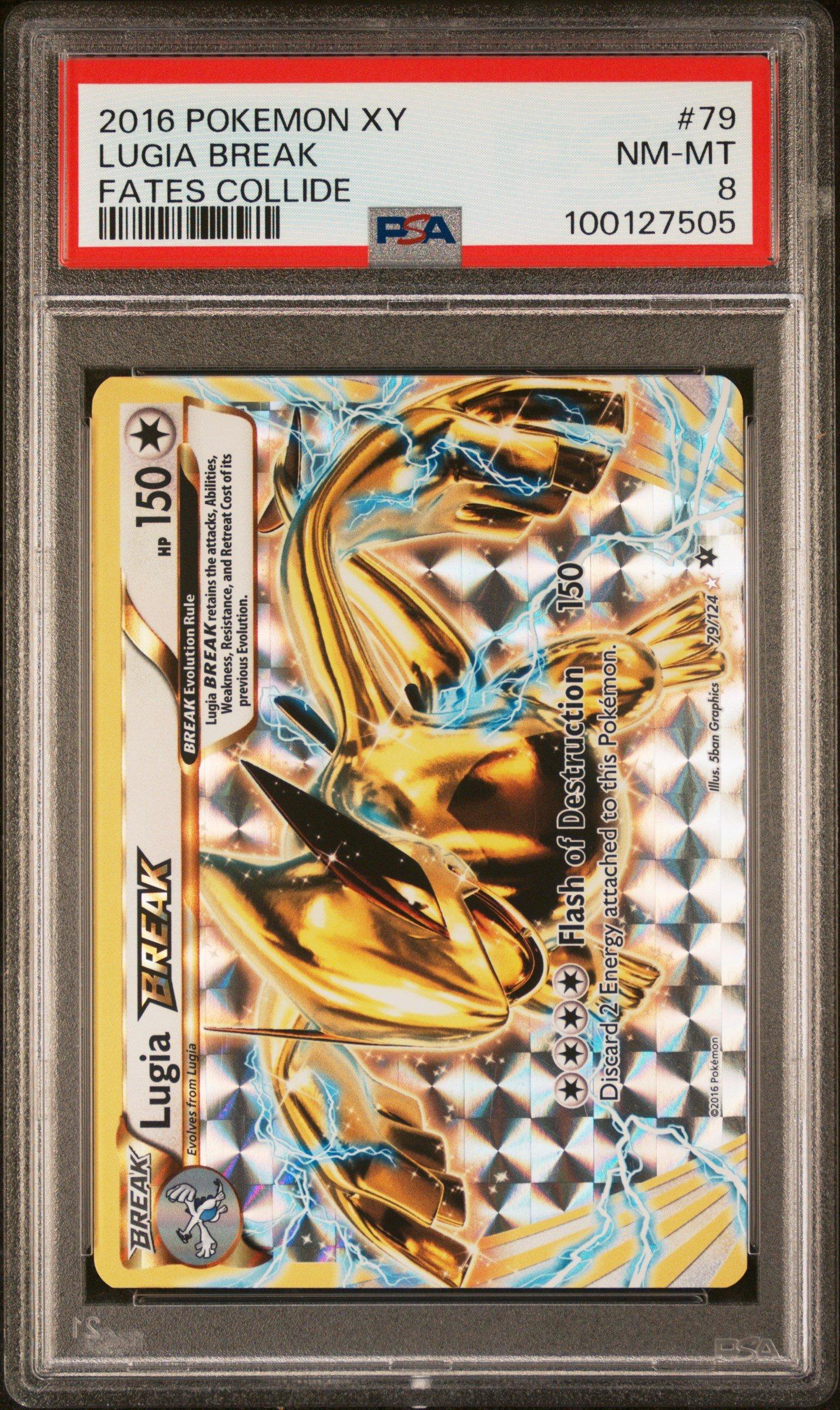 2016 Pokemon Xy Fates Collide 79 Lugia Break PSA