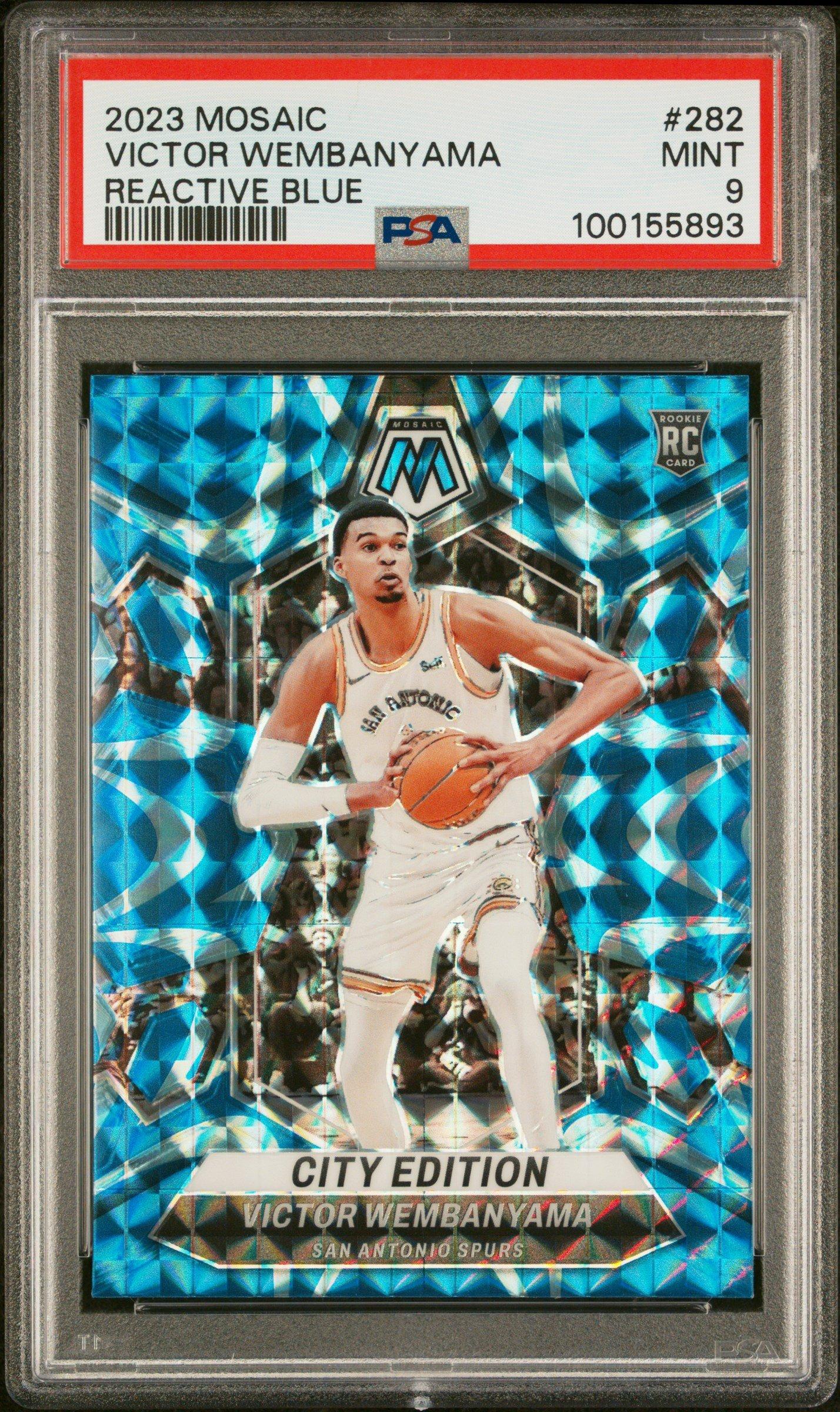 2023 Panini Mosaic Victor Wembanyama Reactive PSA