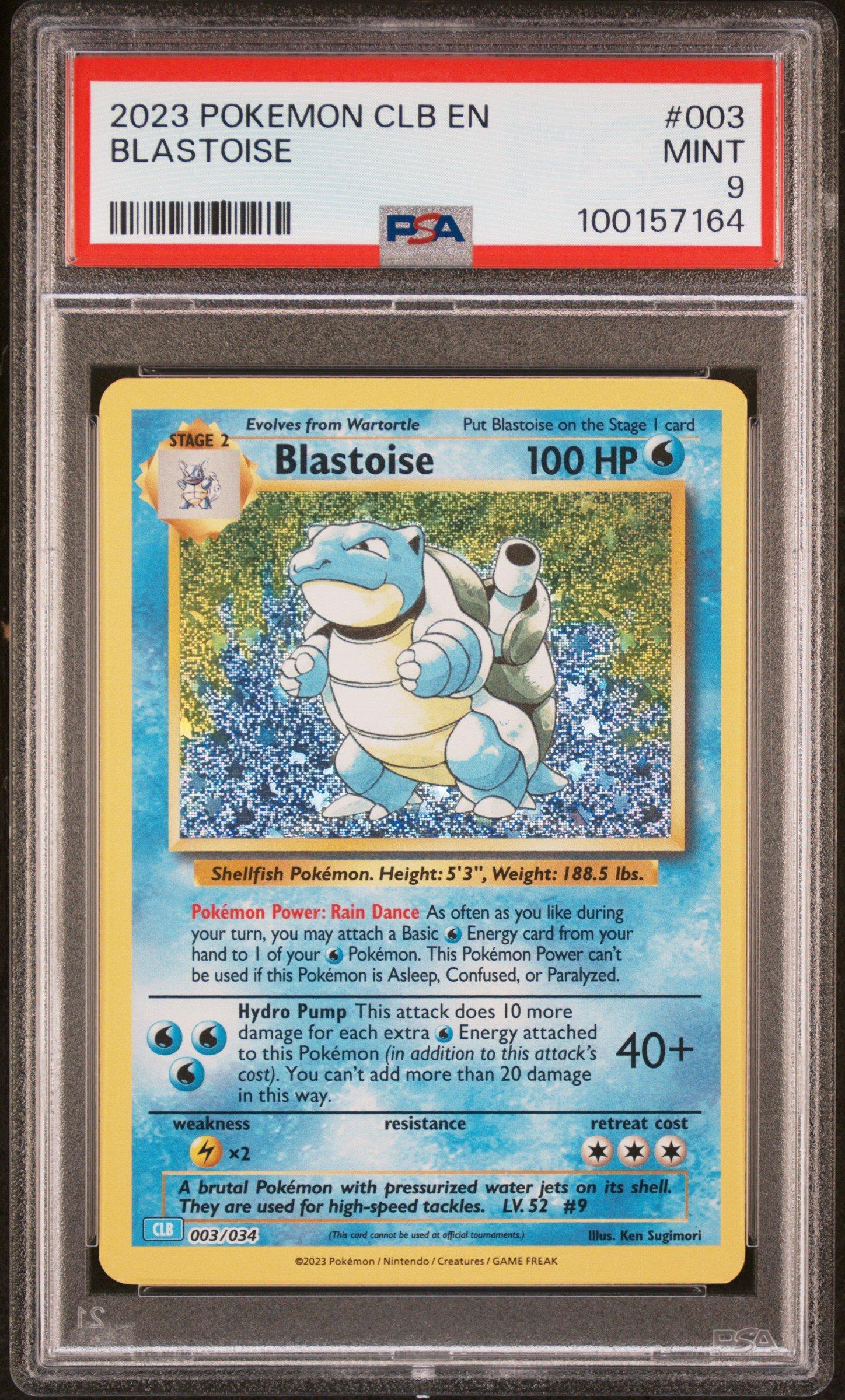2023 Pokemon Clb-trading Card Game Classic Blastoise & Suicune Ex Deck Blastoise PSA