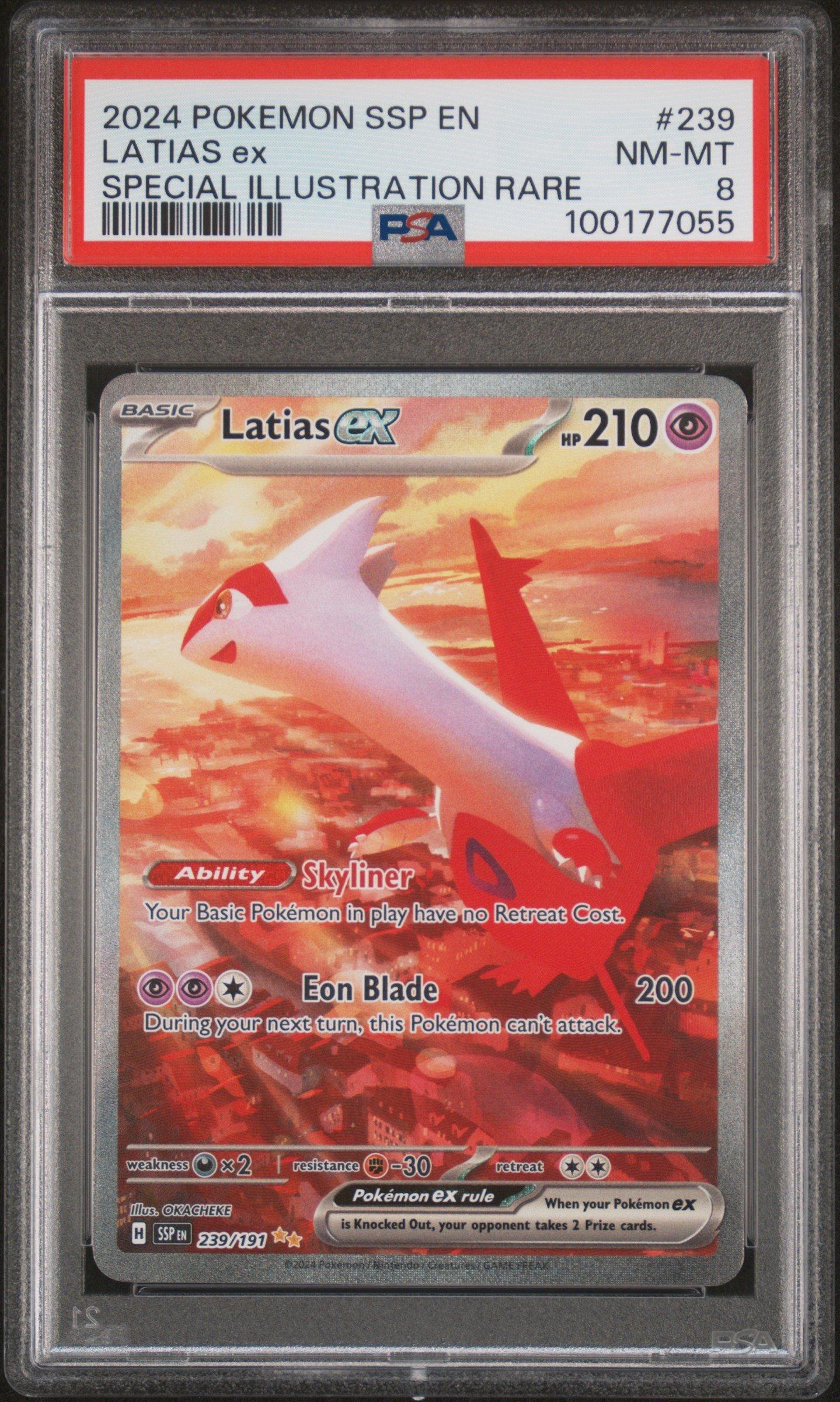 2024 Pokemon Ssp En-surging Sparks 239 Latias Ex Special