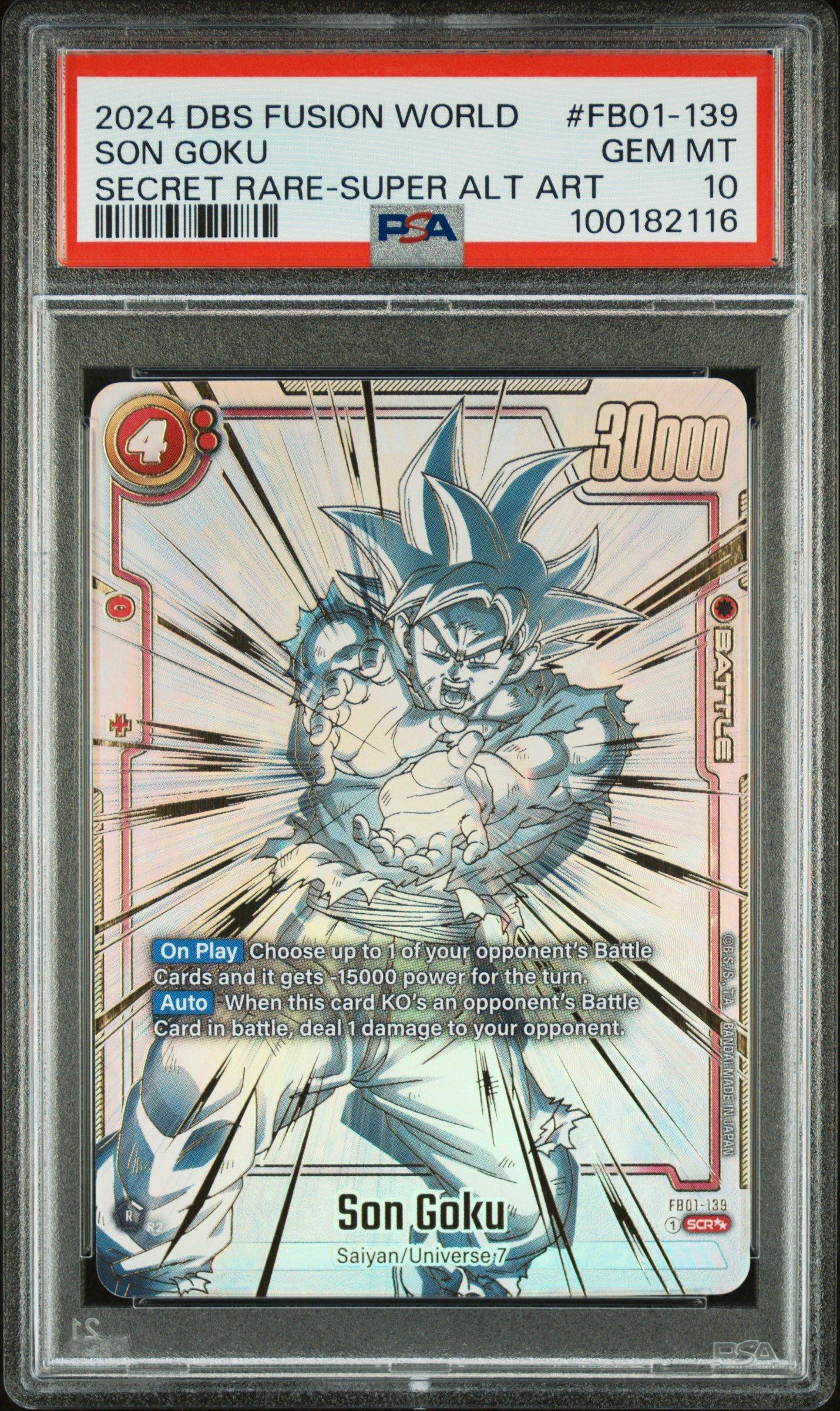 Son Goku GT Secret Rare #FB03-140 DBS Fusion World Raging