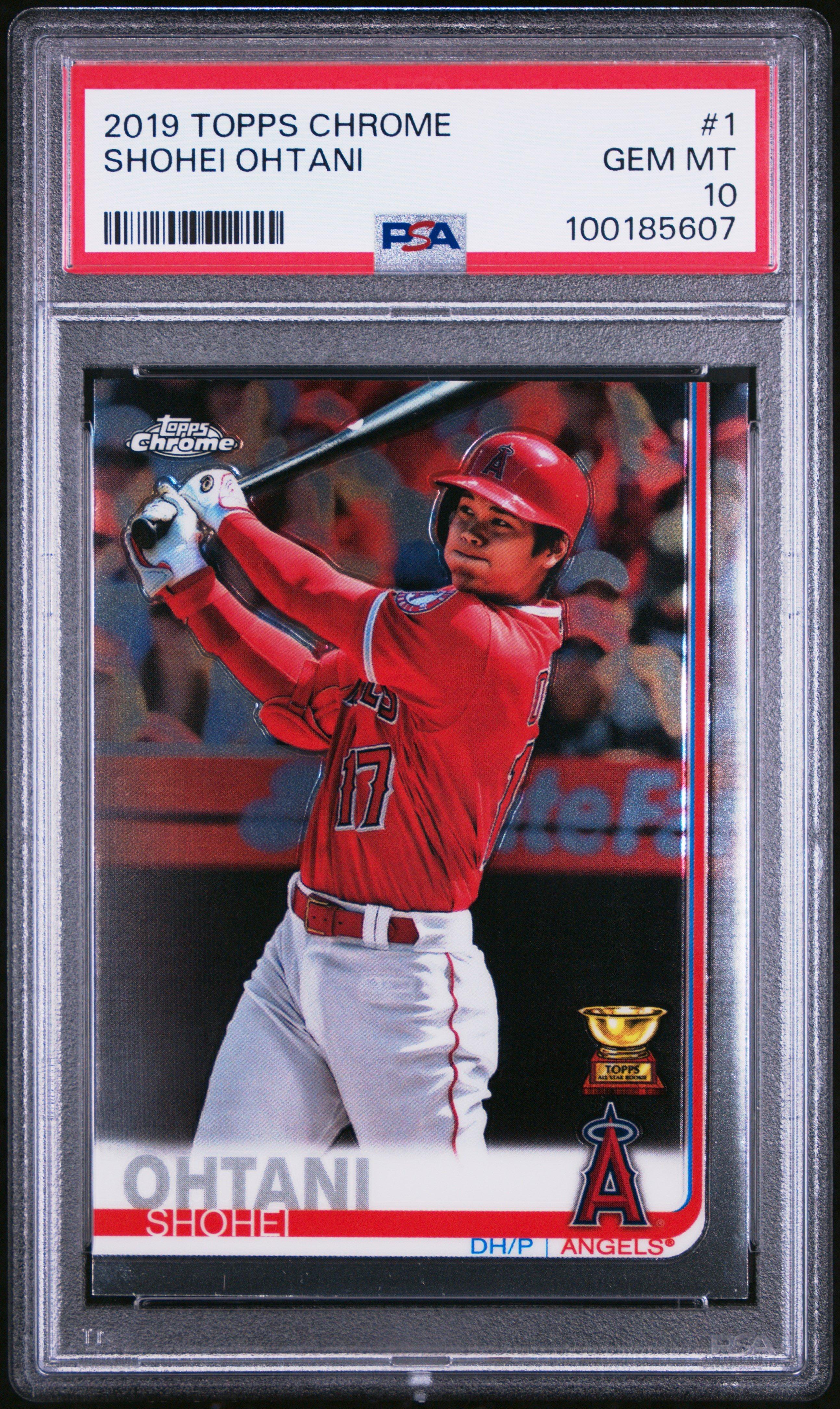 2019 Topps Chrome 1 Shohei Ohtani PSA 10