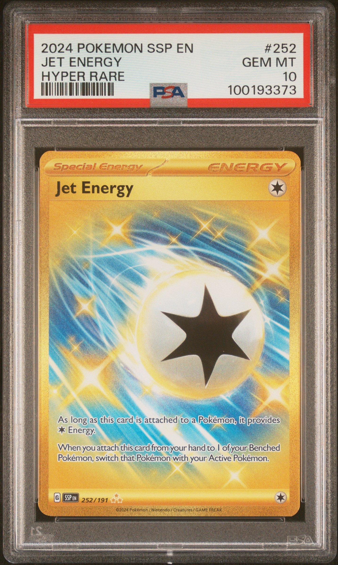 gold capture energy pokemon card Darkness Ablaze 201/189 PSA 10 When you attach this card from your hand to a Pokemon Capture Energy - 171/192 -