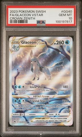2023 Pokemon Sword And Shield Crown Zenith Gg40 Full Art/glaceon