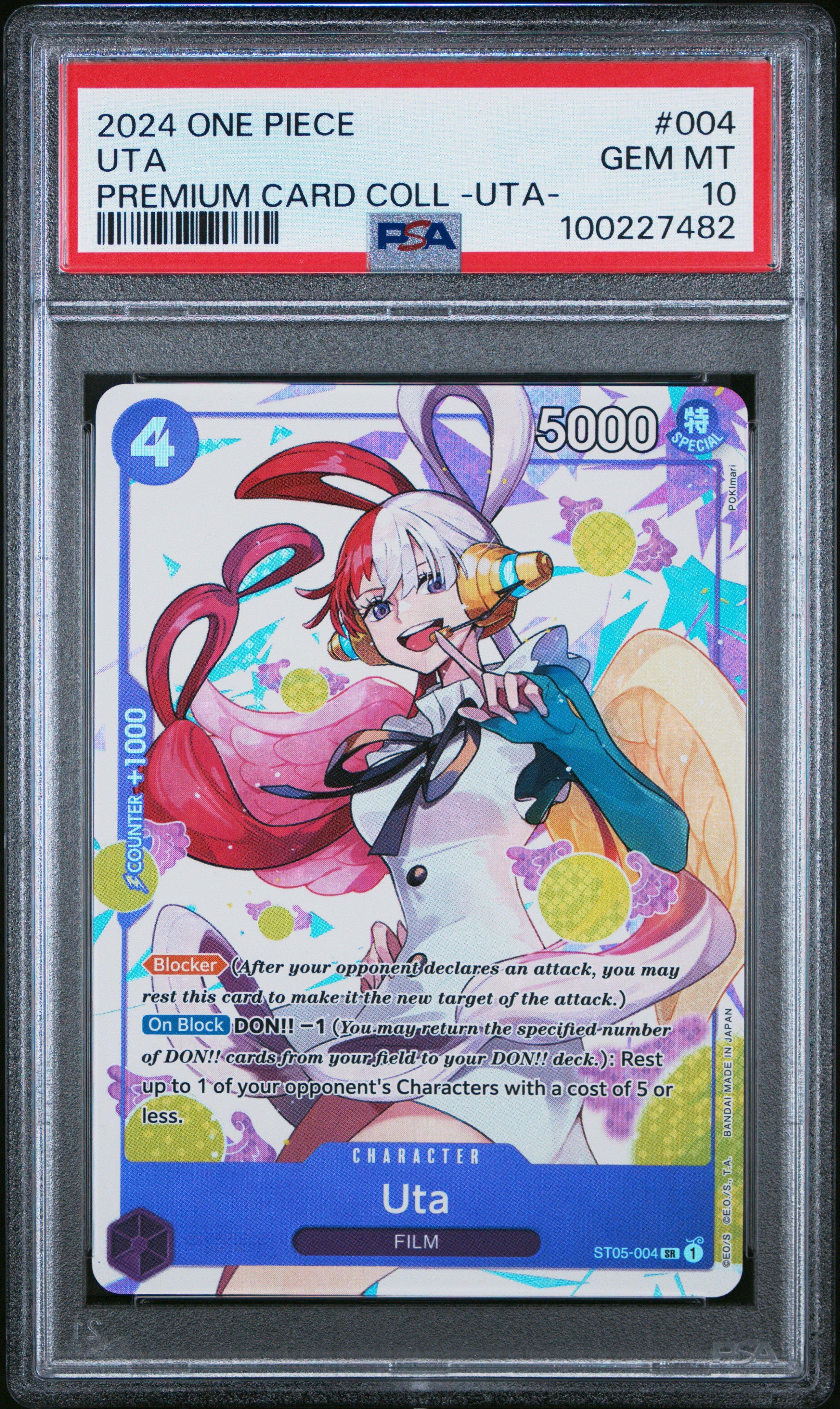 2024 One Piece Premium Card Collection -uta- Uta PSA 10