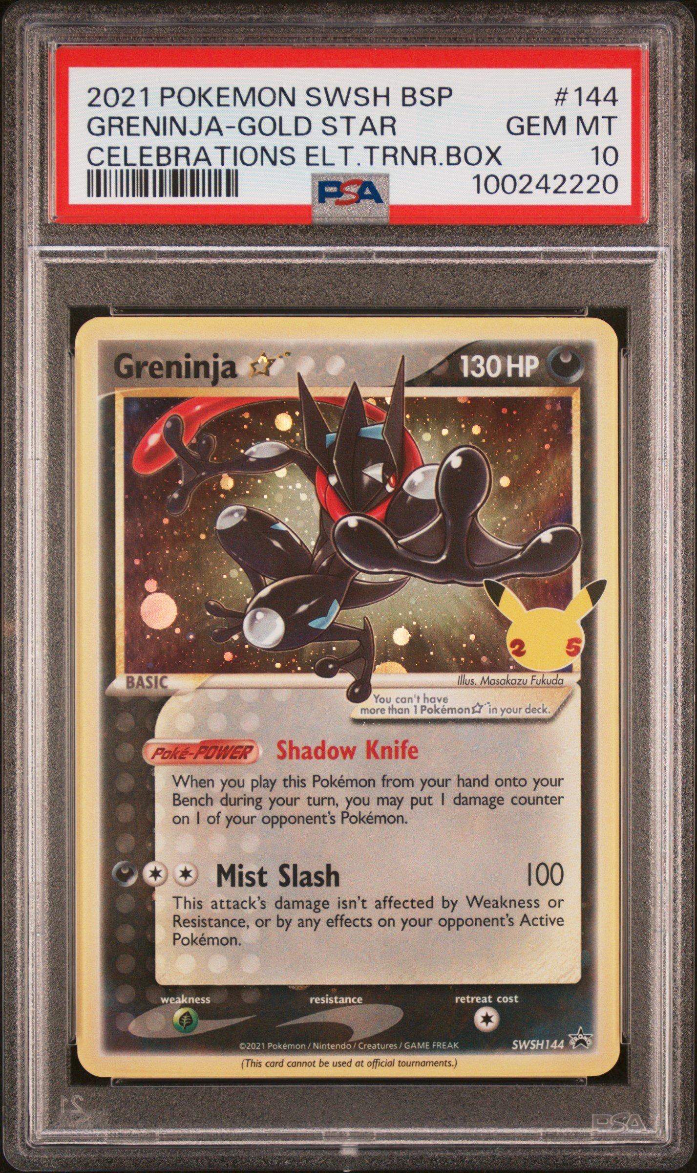 コリンシアン Pro Stars Champions Celebration 2021 Pokemon Swsh Black Star Promo 144 Greninja-gold Star