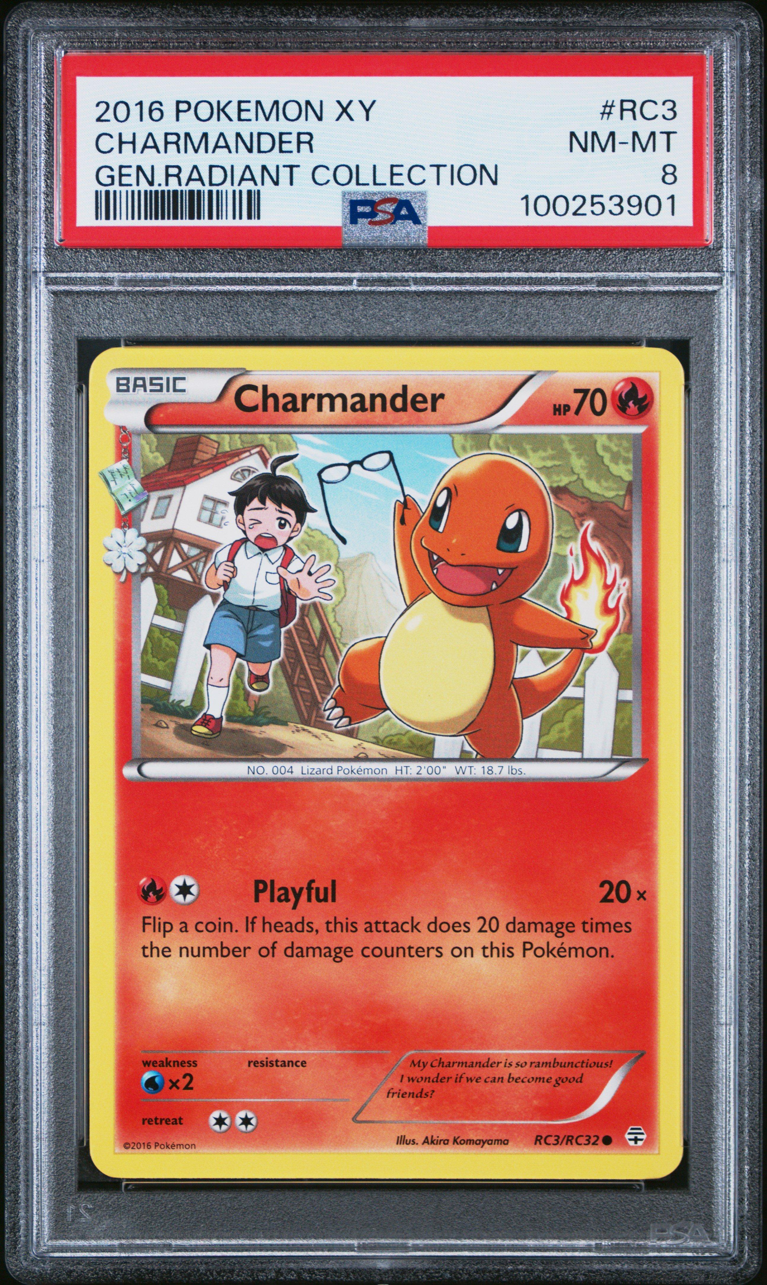 2016 Pokemon Xy Generations Radiant Collection Rc3 Charmander PSA