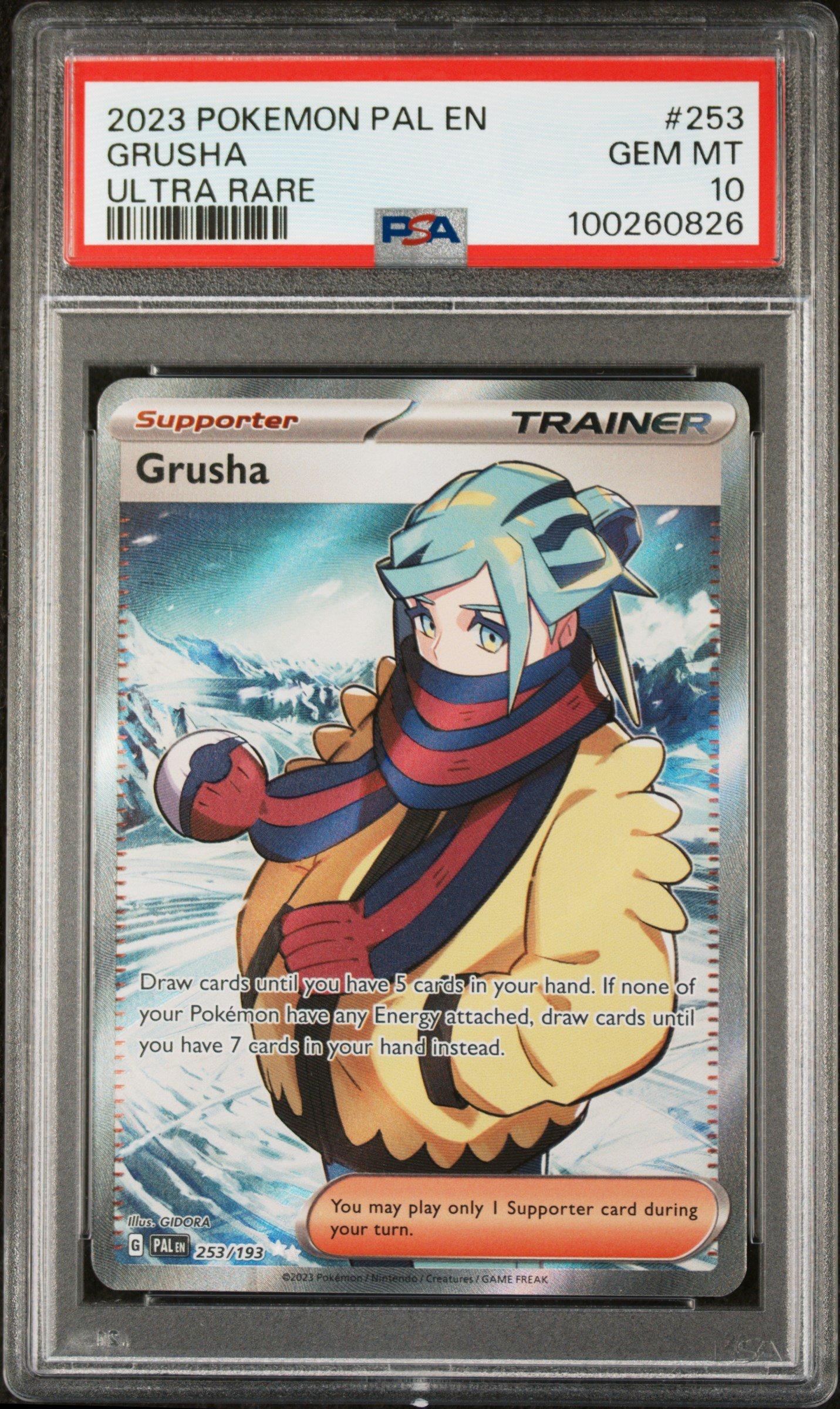 2023 Pokemon Pal En-paldea Evolved 253 Grusha Ultra Rare PSA