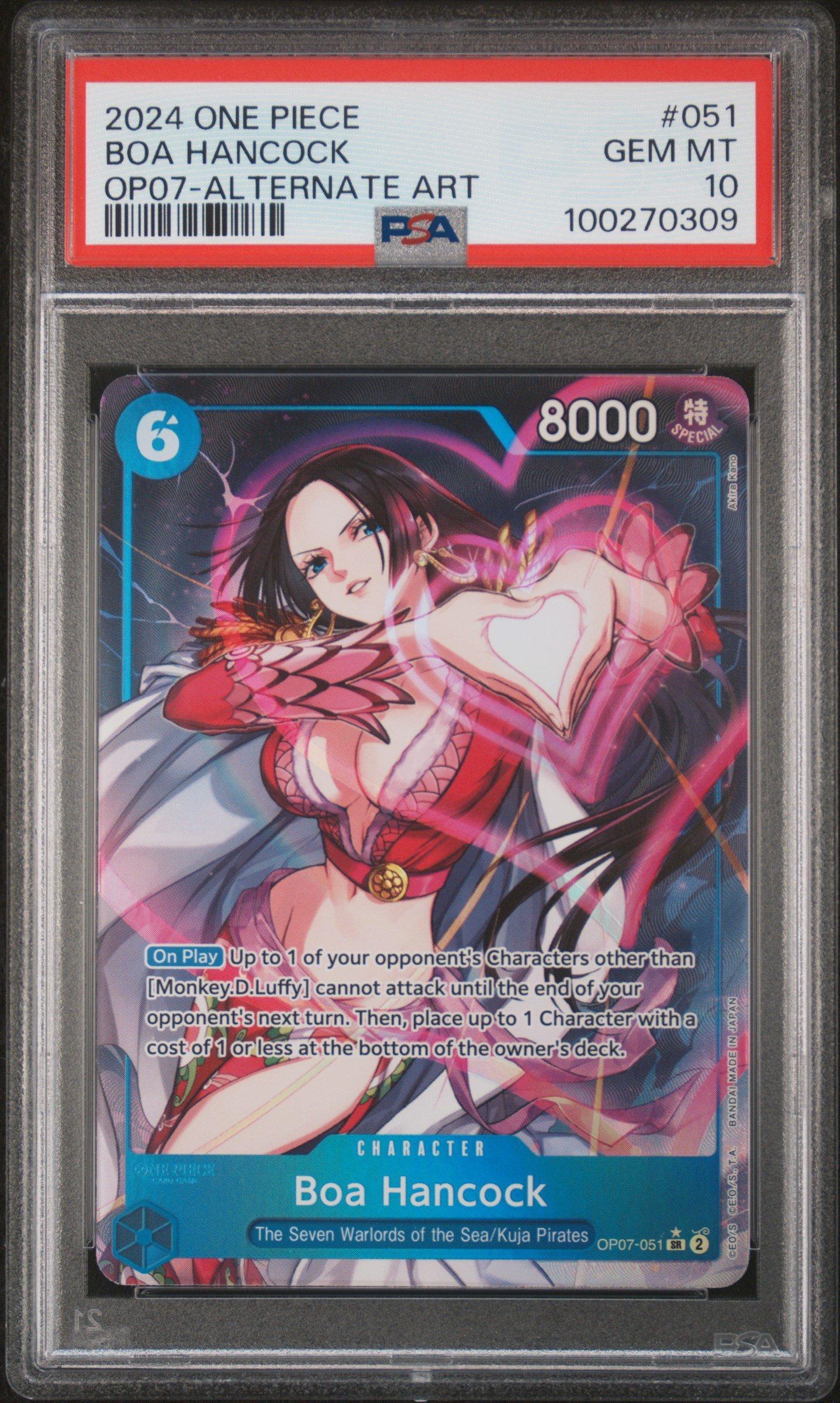 2024 One Piece 500 Years In The Future 051 Boa Hancock Alternate Art PSA 10