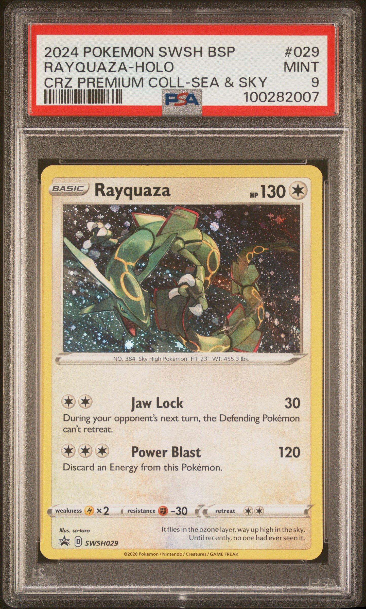2024 Pokemon Swsh Black Star Promo 029 Rayquaza-holo Crown Zenith
