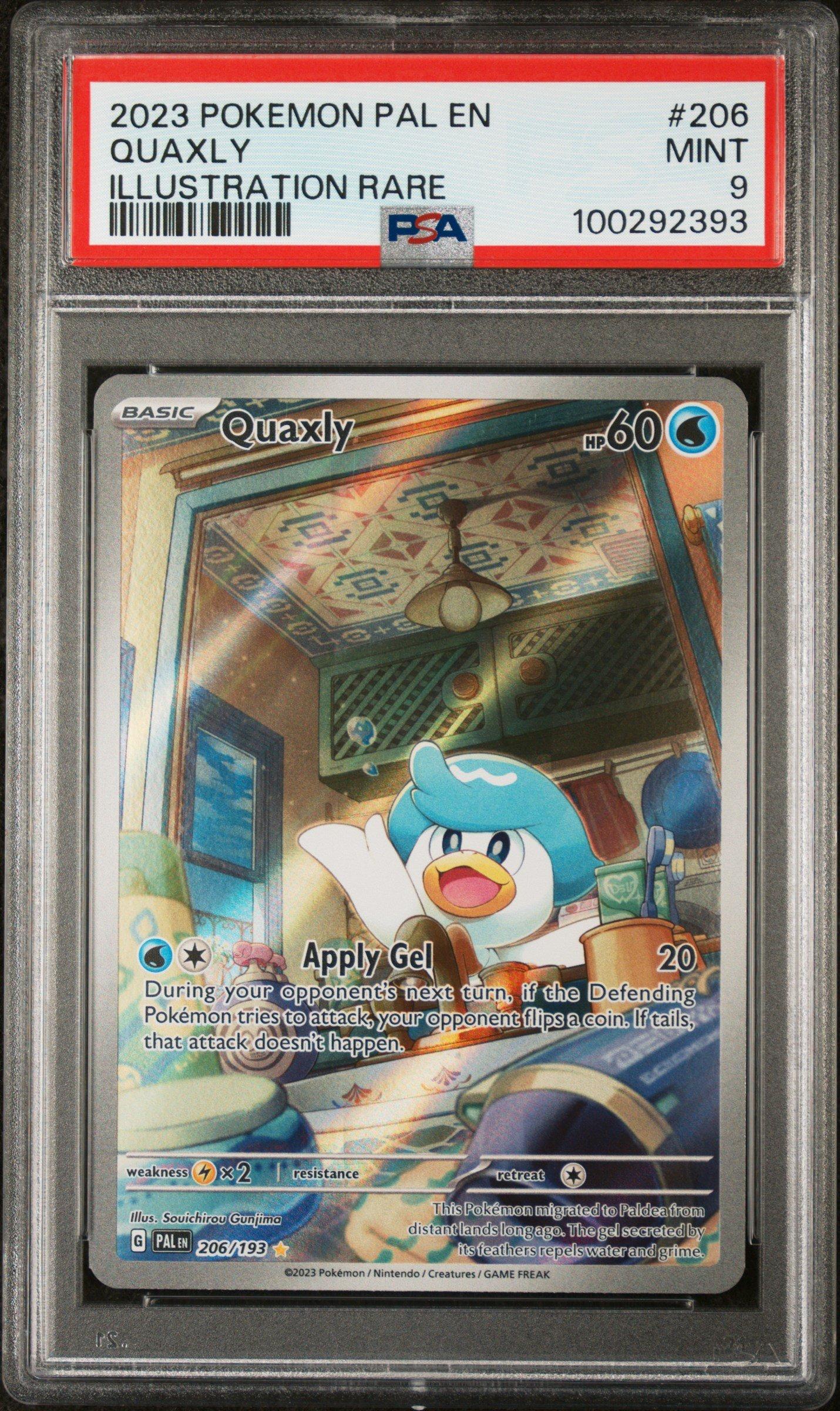 2023 Pokemon Pal En-paldea Evolved 206 Quaxly Illustration Rare