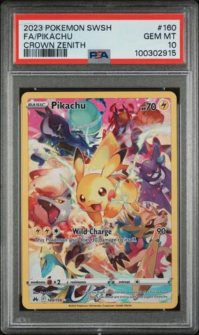 2023 Pokemon Sword And Shield Crown Zenith Gg30 Full Art/pikachu