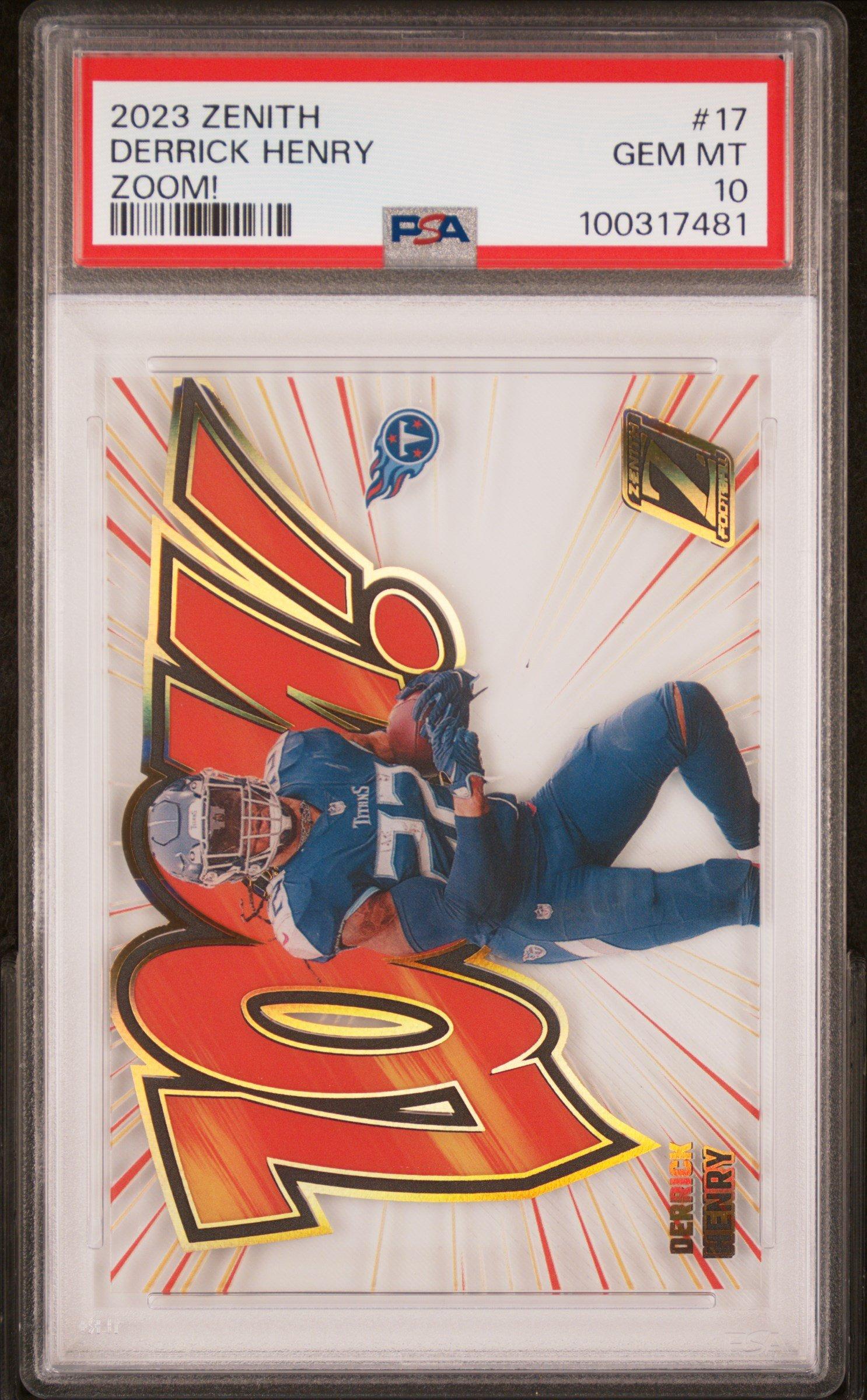2023 Panini Zenith Zoom! 17 Derrick Henry PSA 10