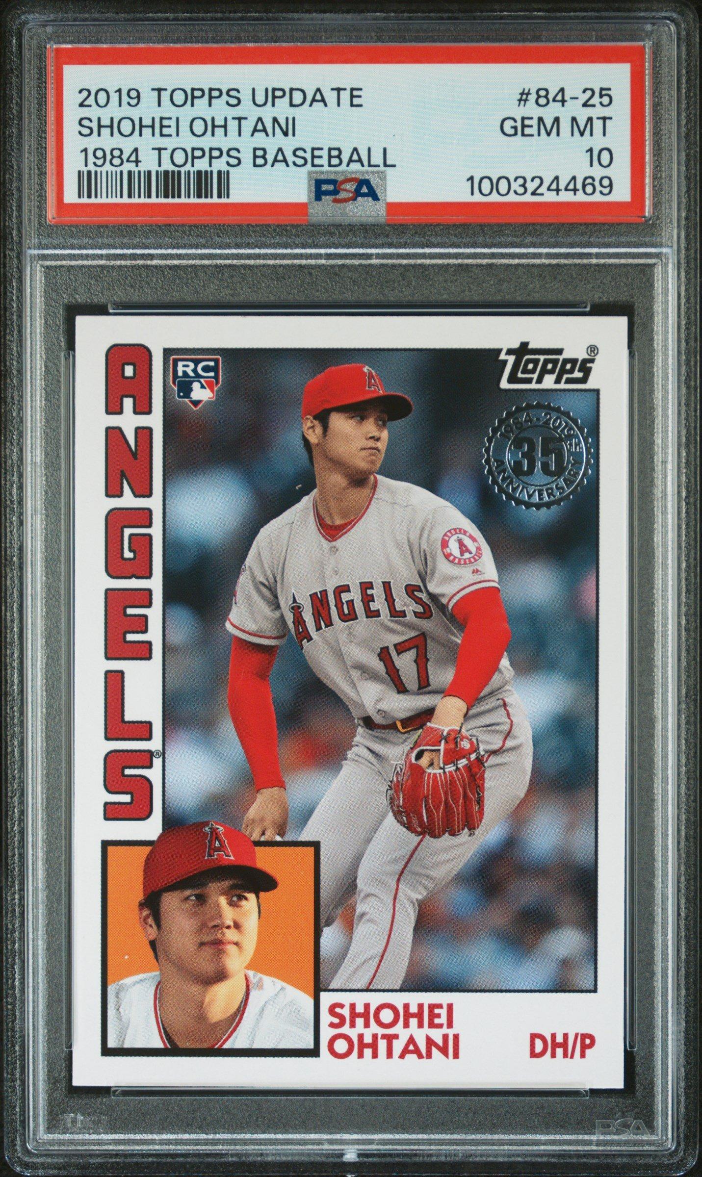 2019 Topps Update 1984 Topps Baseball 84-25 Shohei Ohtani PSA 10