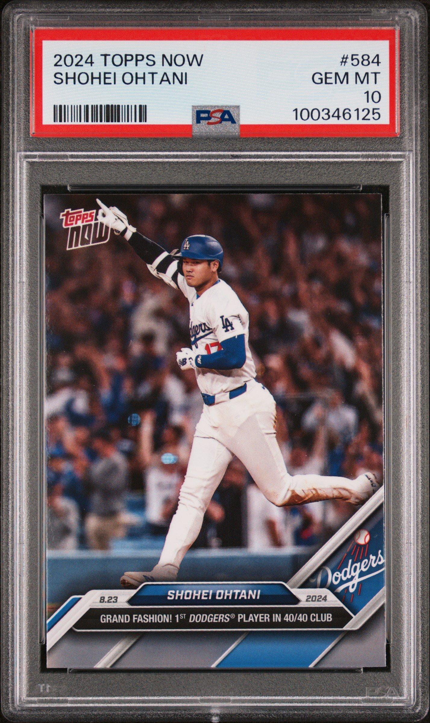 2024 Topps Now 584 Shohei Ohtani PSA