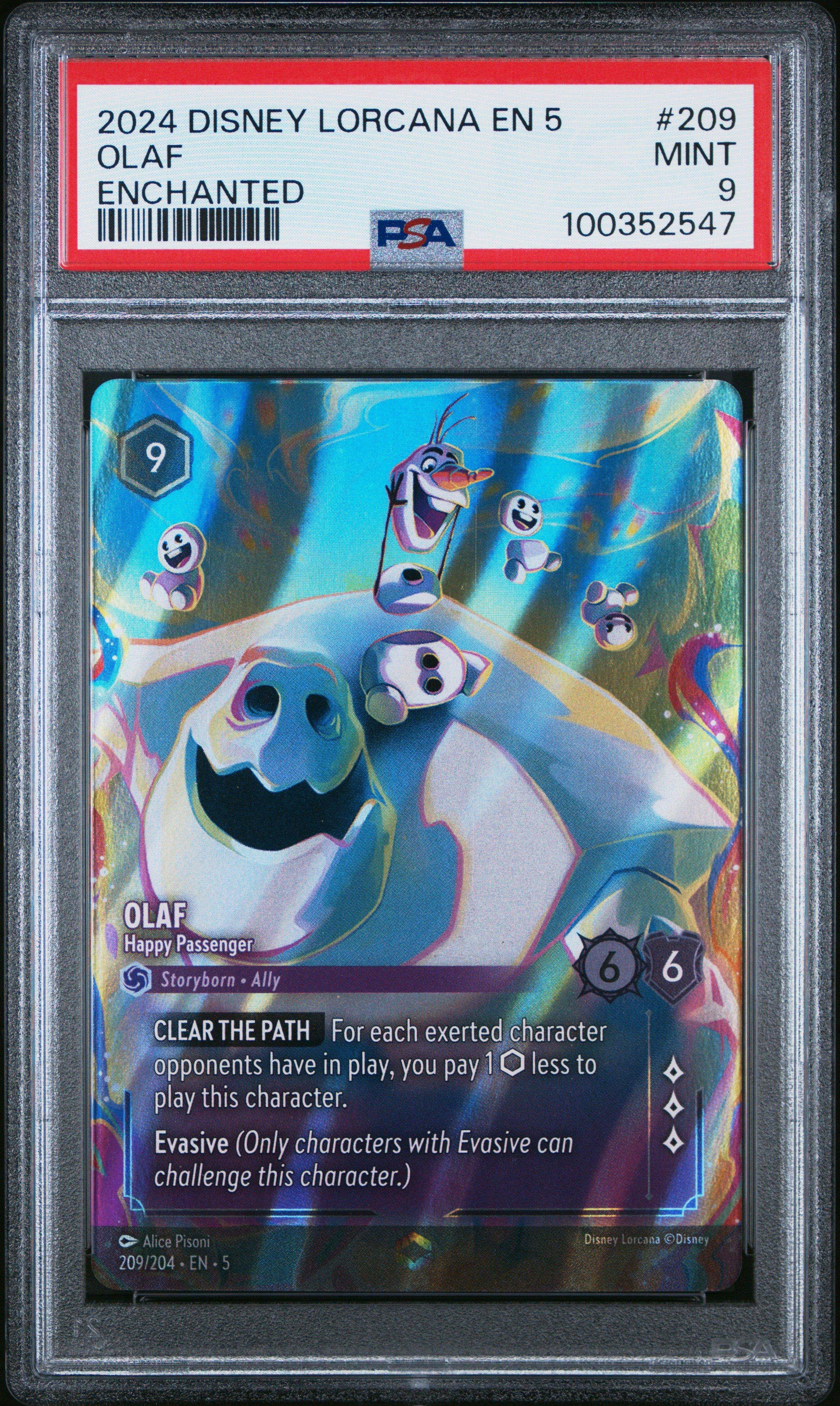 2024 Disney Lorcana En 5-shimmering Skies 209 Olaf