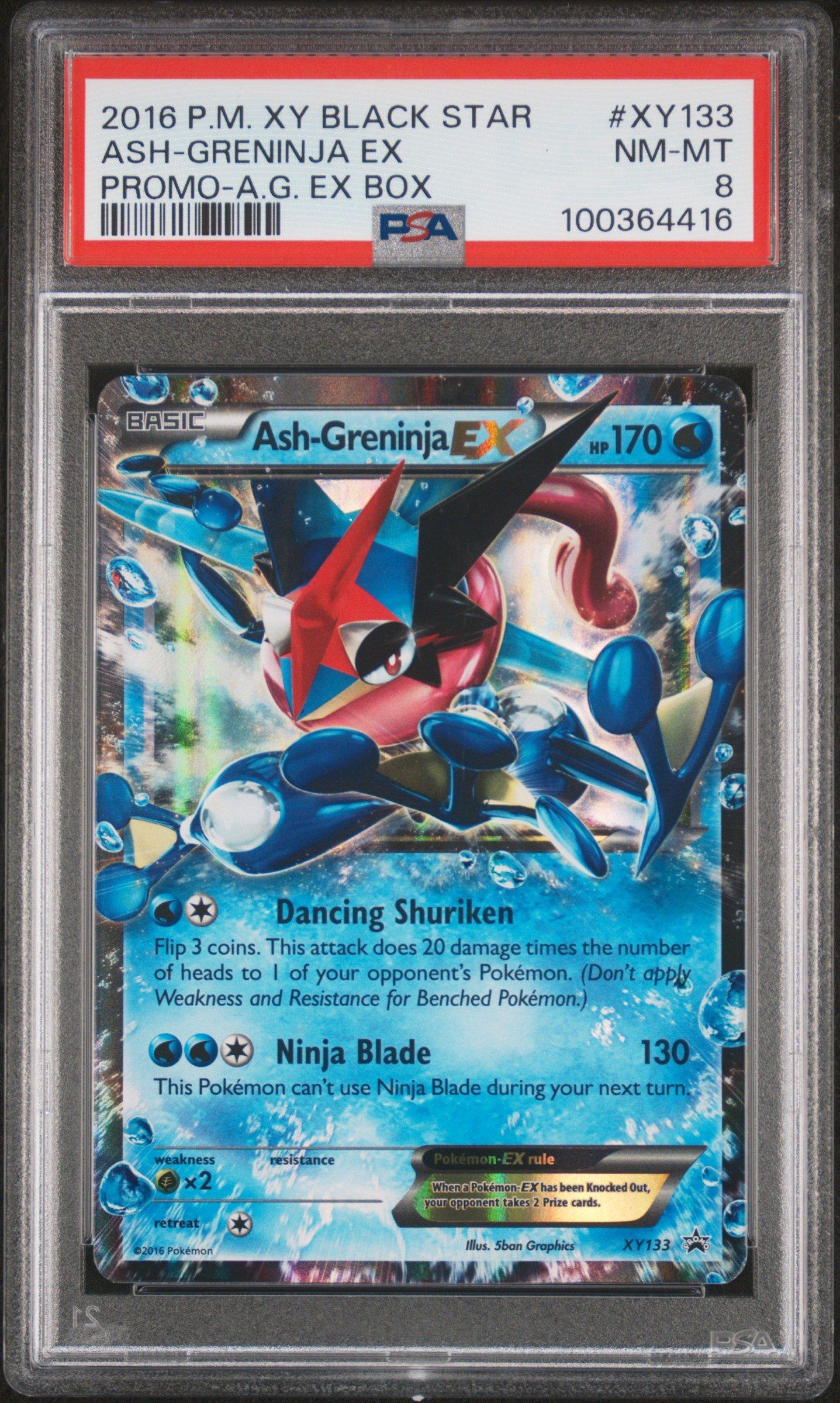 2016 Pokemon Xy Black Star Promo Xy133 Ash-greninja Ex Ash