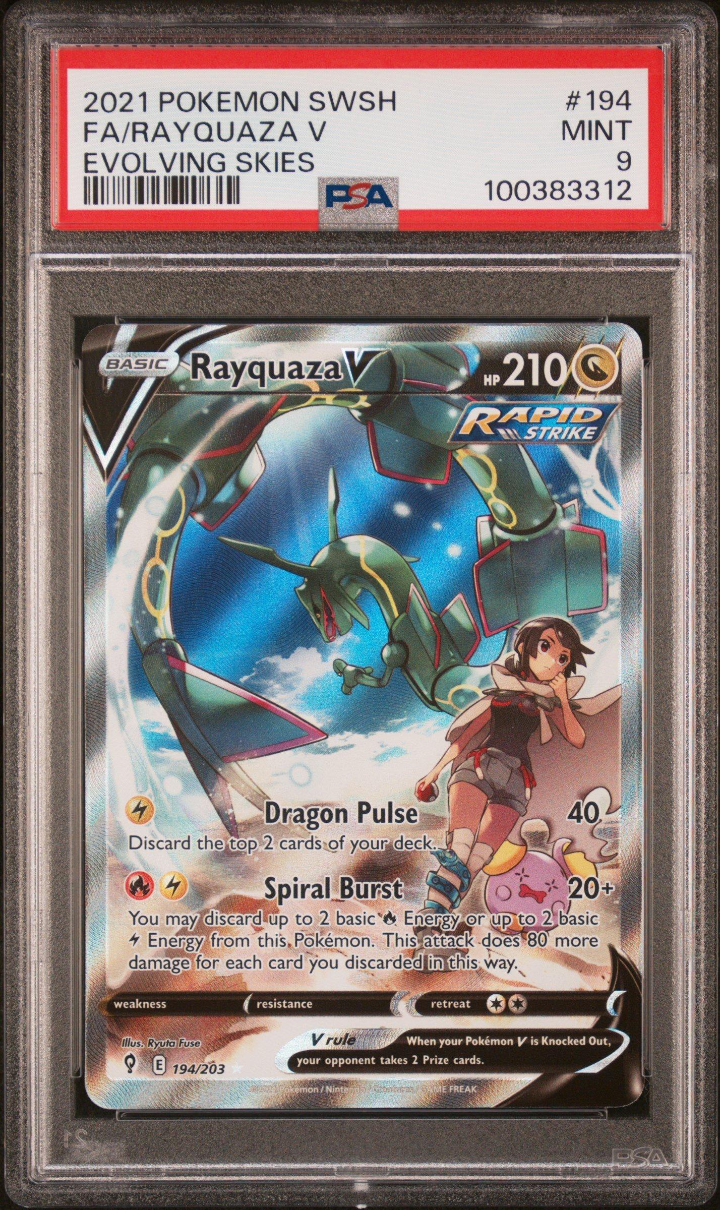pokemon shiny rayquaza card Mega Rayquaza ex 98/99
