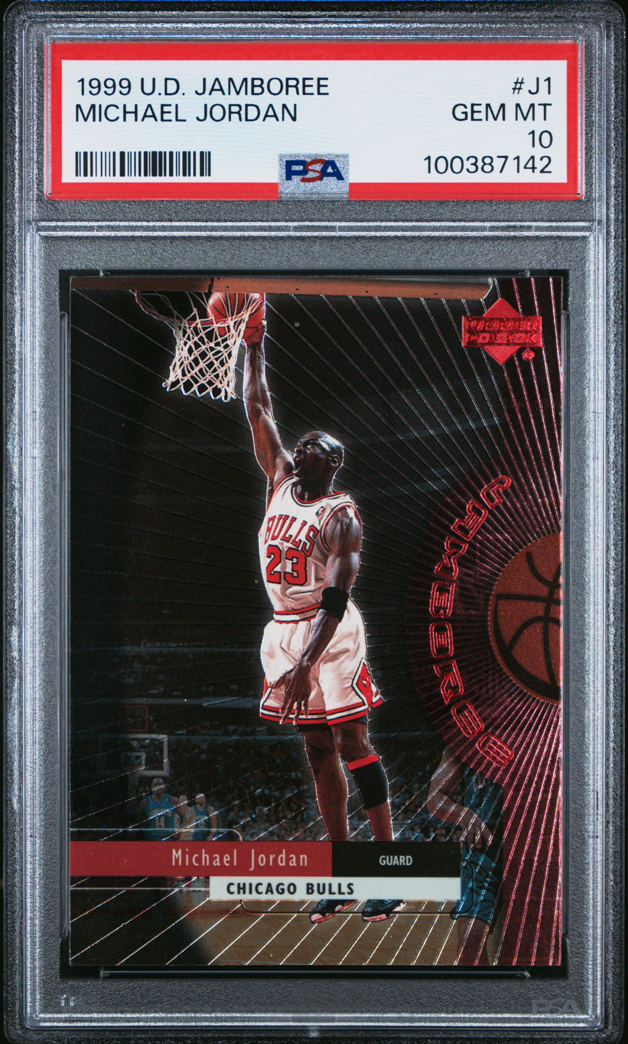 1999 Upper Deck Jamboree J1 Michael Jordan PSA 10