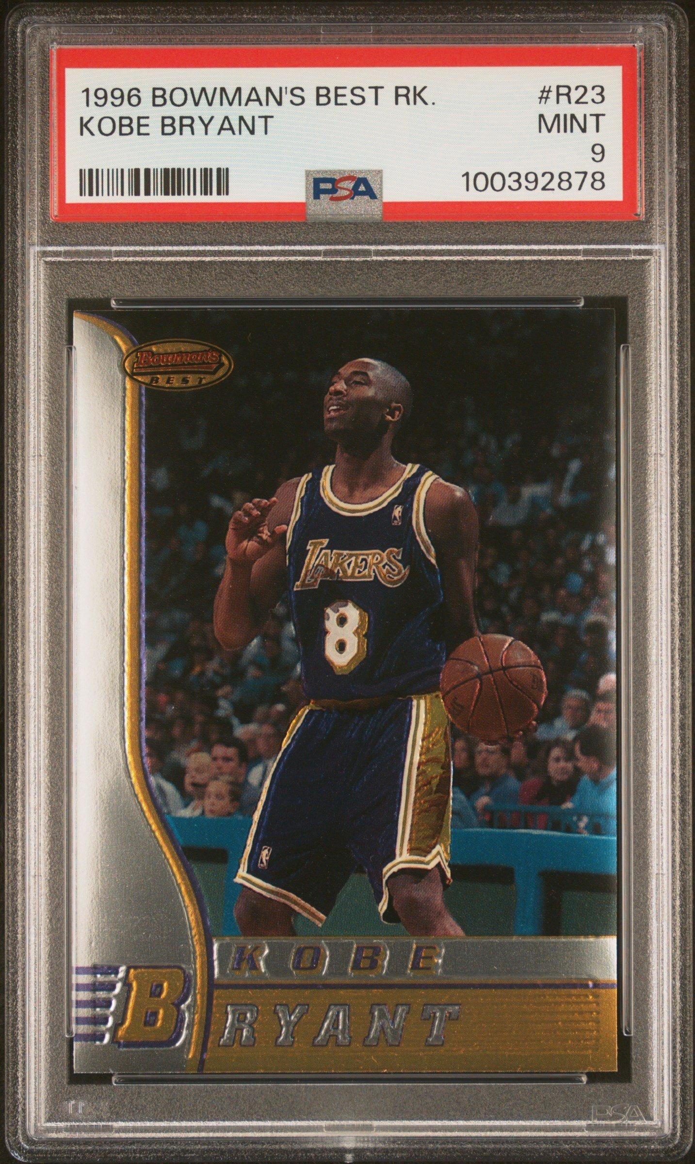 1996 Bowman's Best Rookie R23 Kobe Bryant PSA