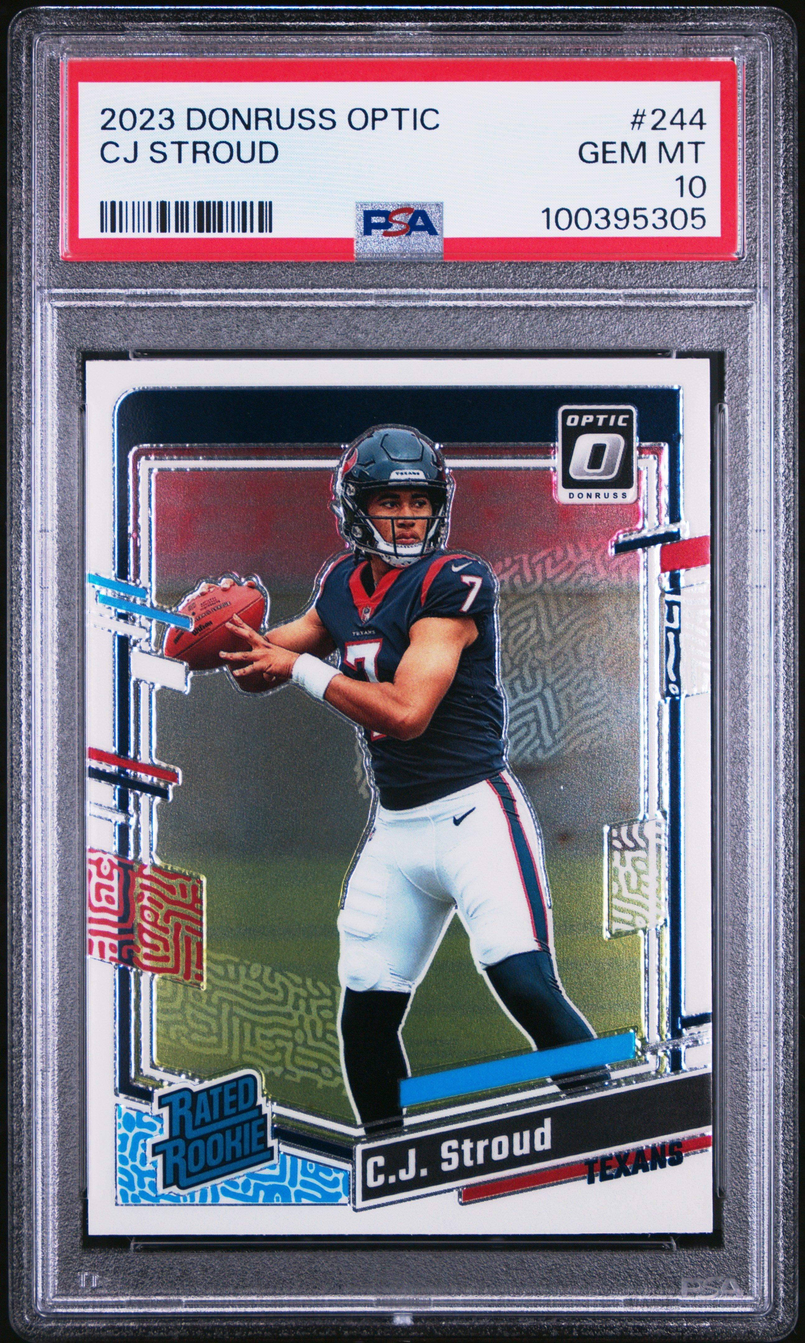 2023 Panini Donruss Optic 244 Cj Stroud PSA