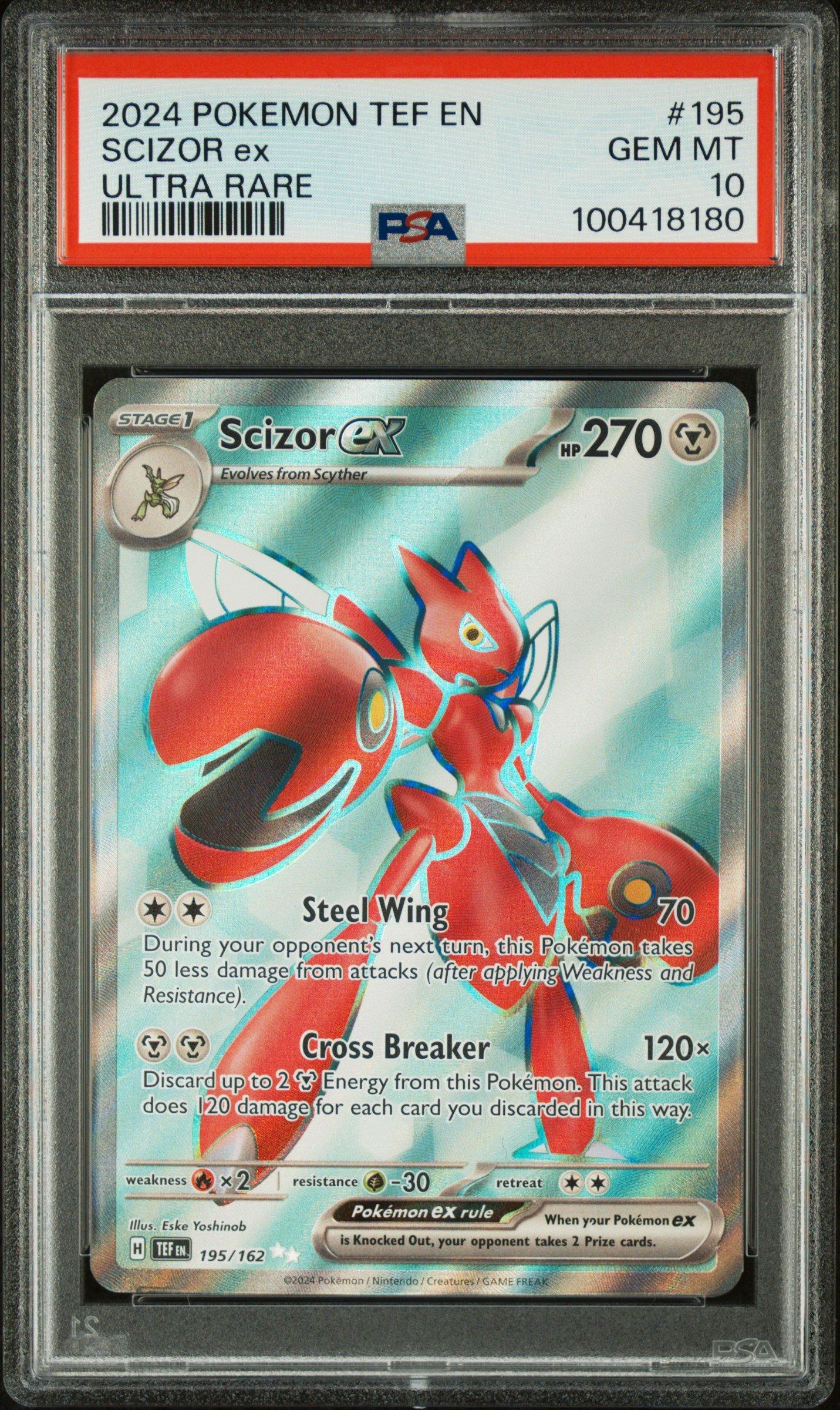 scizor pokemon card ex - Scizor-EX (76/122) - XY Breakpoint Colorless Retreat Cost 2024 Pokemon Tef En-temporal Forces