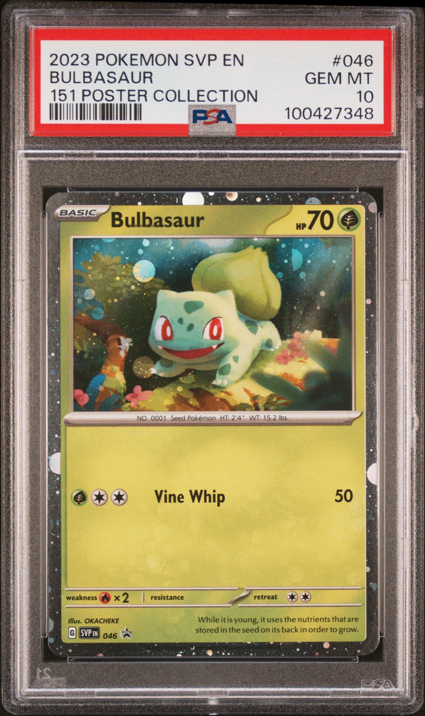 2023 Pokemon Svp En-sv Black Star Promo 046 Bulbasaur 151 Poster