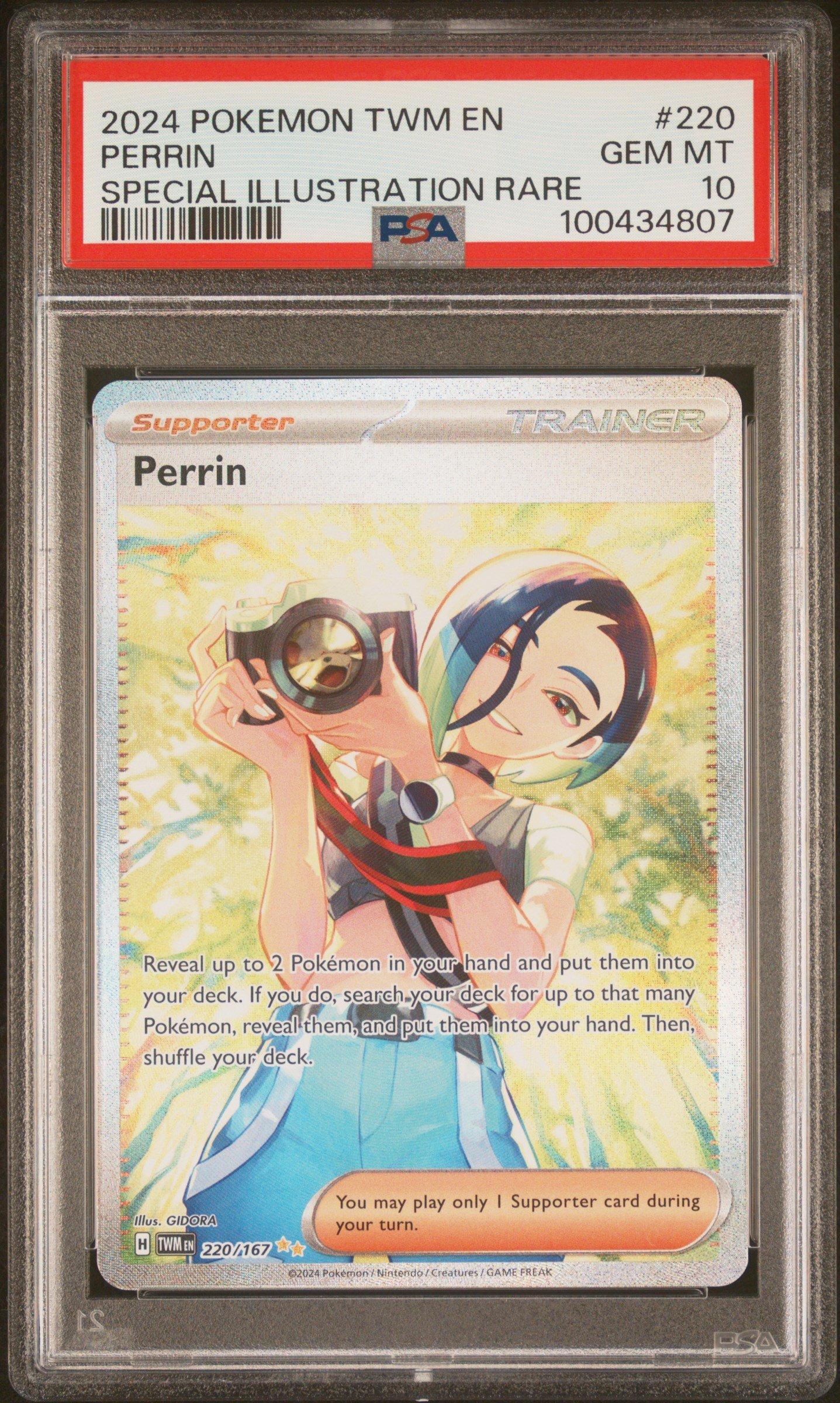 2024 Pokemon Twm En-twilight Masquerade 220 Perrin Special