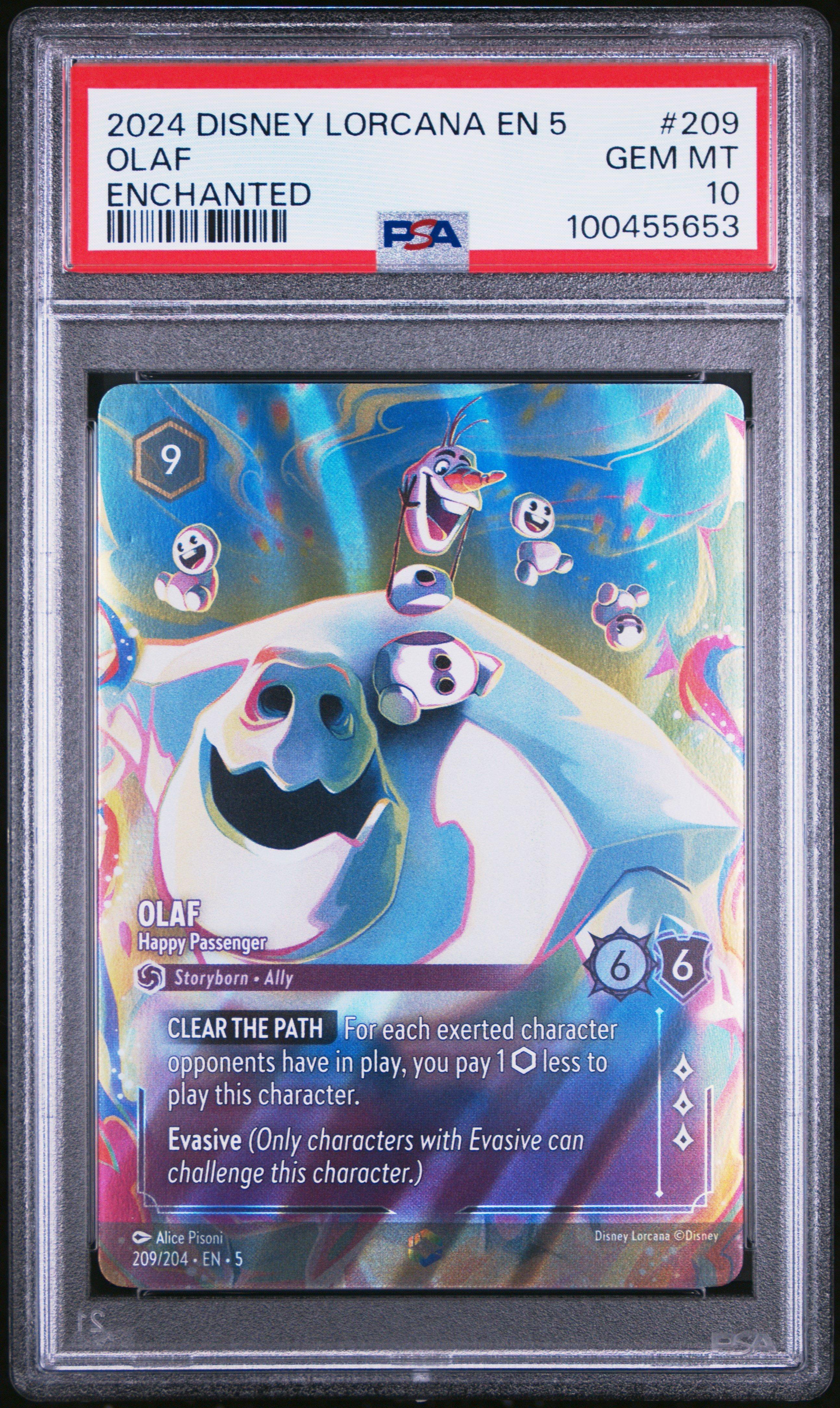 2024 Disney Lorcana En 5-shimmering Skies 209 Olaf - Happy