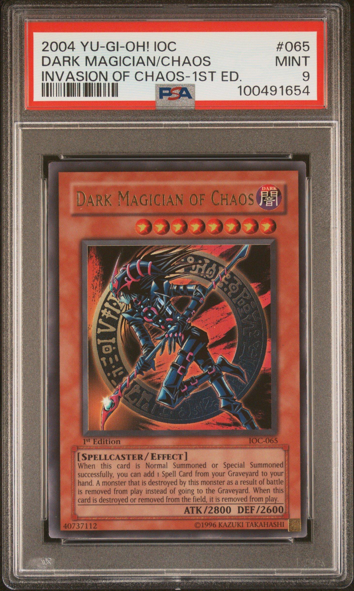 2004 Yu-gi-oh! Ioc-invasion Of Chaos 065 Dark Magician Of Chaos