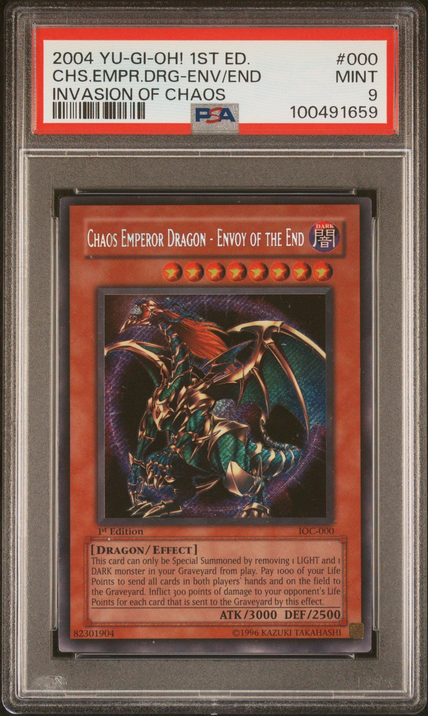 2004 Yu-gi-oh! Ioc-invasion Of Chaos 000 Chaos Emperor Dragon