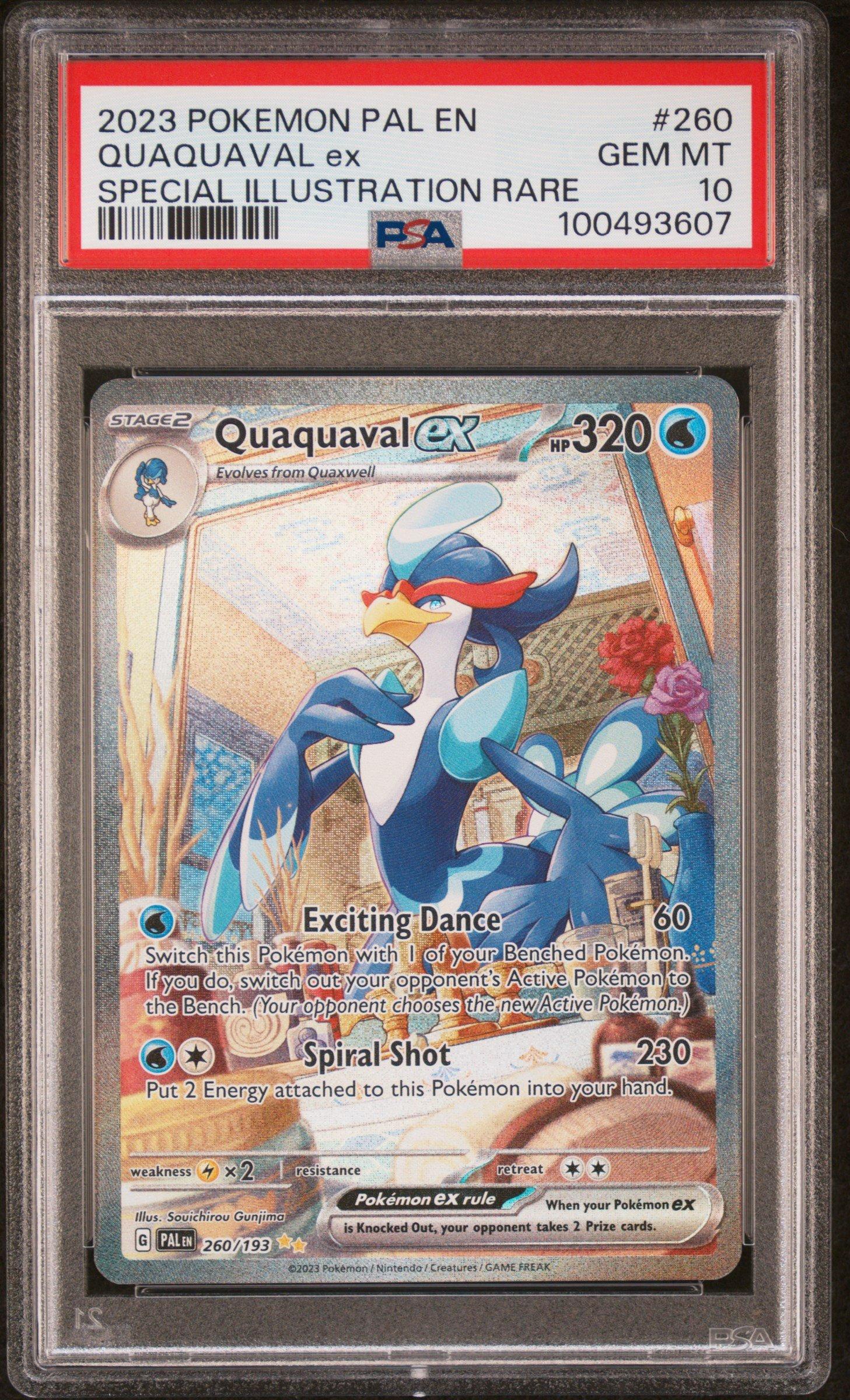 2023 Pokemon Pal En-paldea Evolved 260 Quaquaval Ex Special