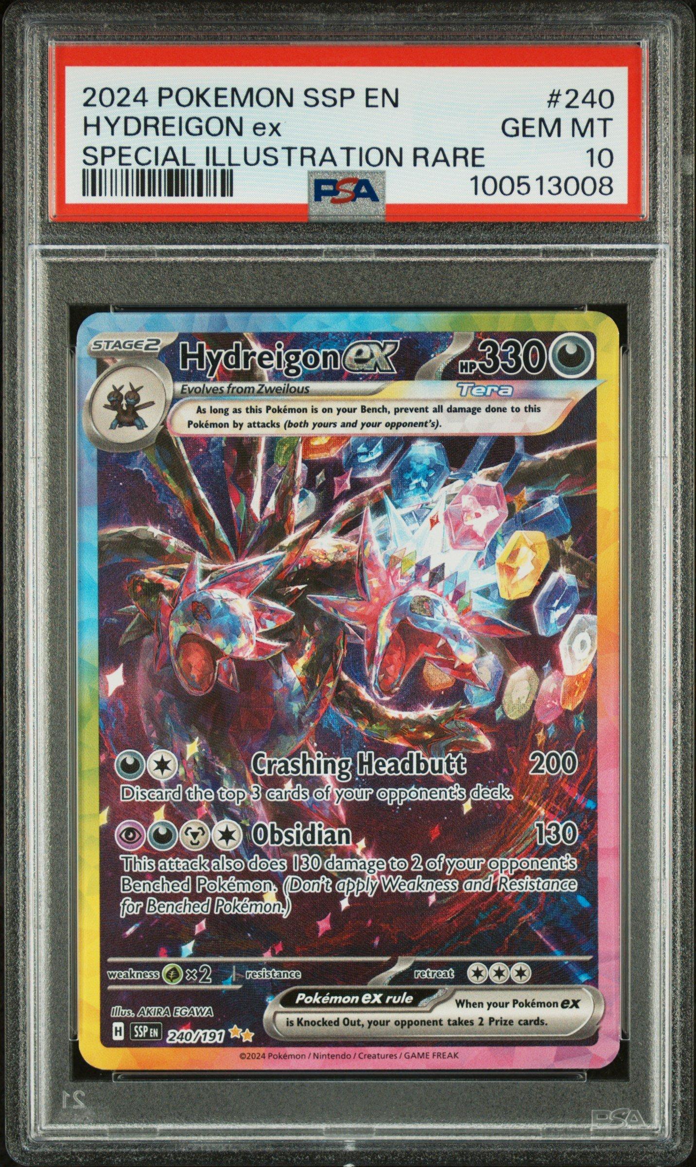 2024 Pokemon Ssp En-surging Sparks 240 Hydreigon Ex Special