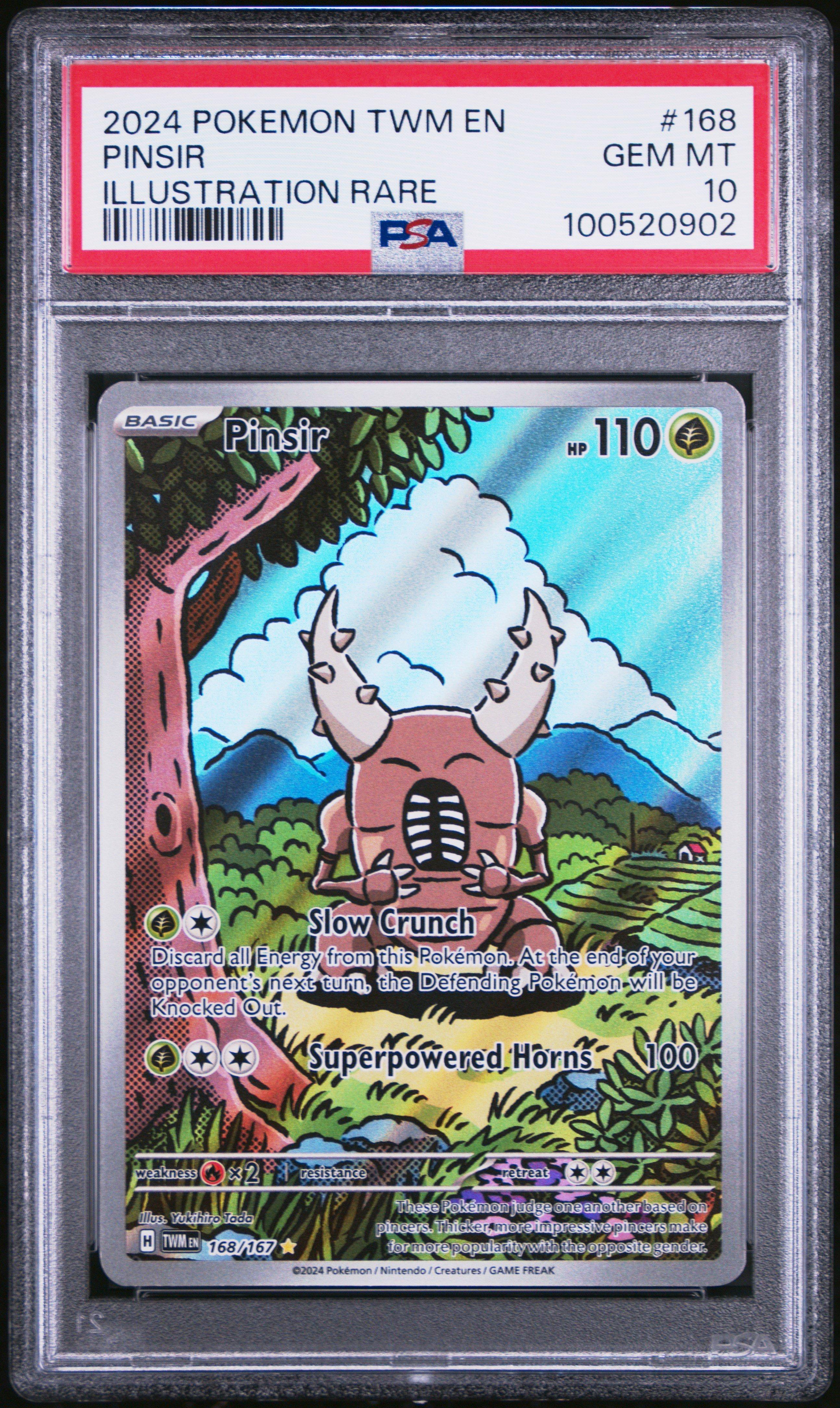 2024 Pokemon Twm En-twilight Masquerade 168 Pinsir Illustration