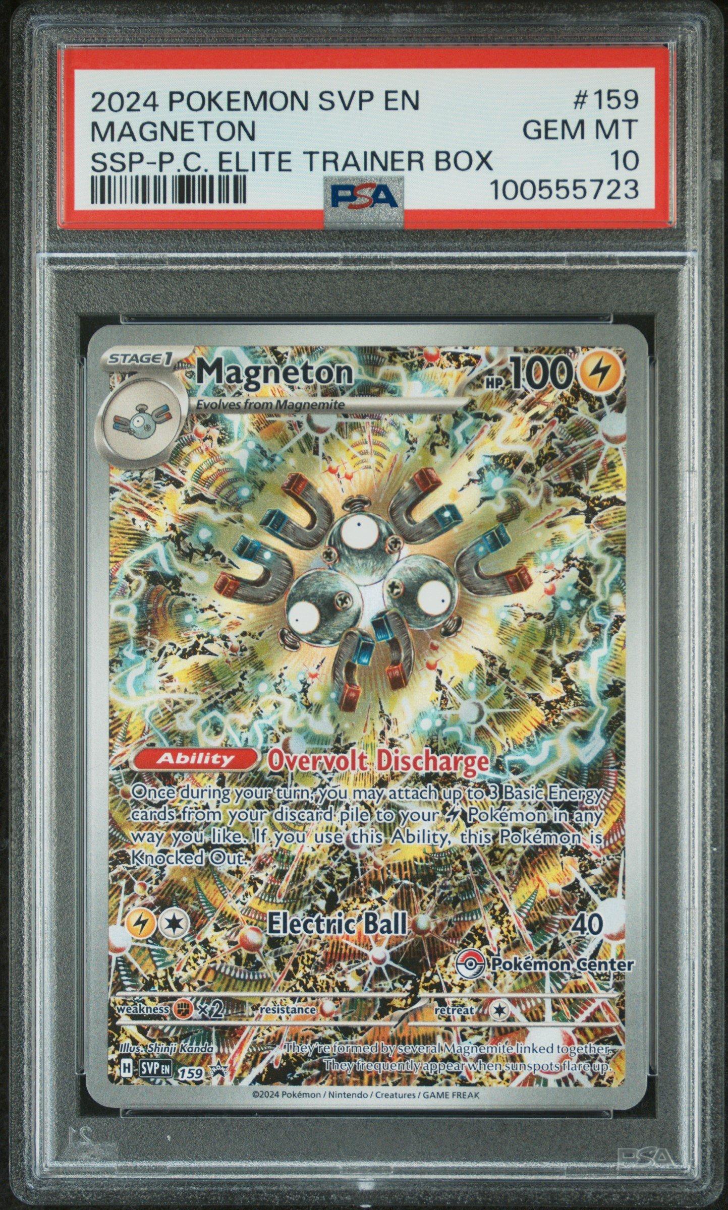 2024 Pokemon Svp En-sv Black Star Promo 159 Magneton Surging