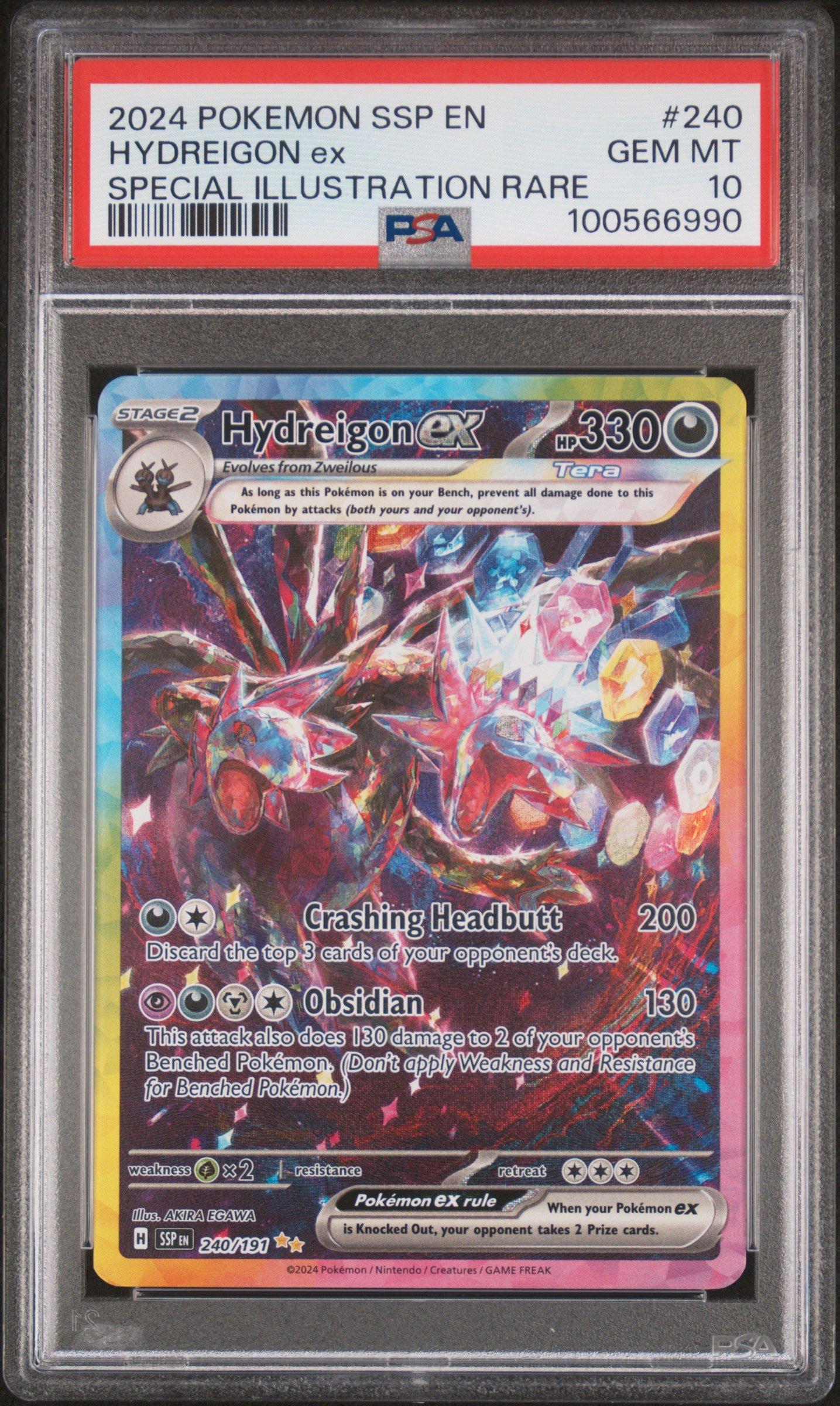 2024 Pokemon Ssp En-surging Sparks 240 Hydreigon Ex Special