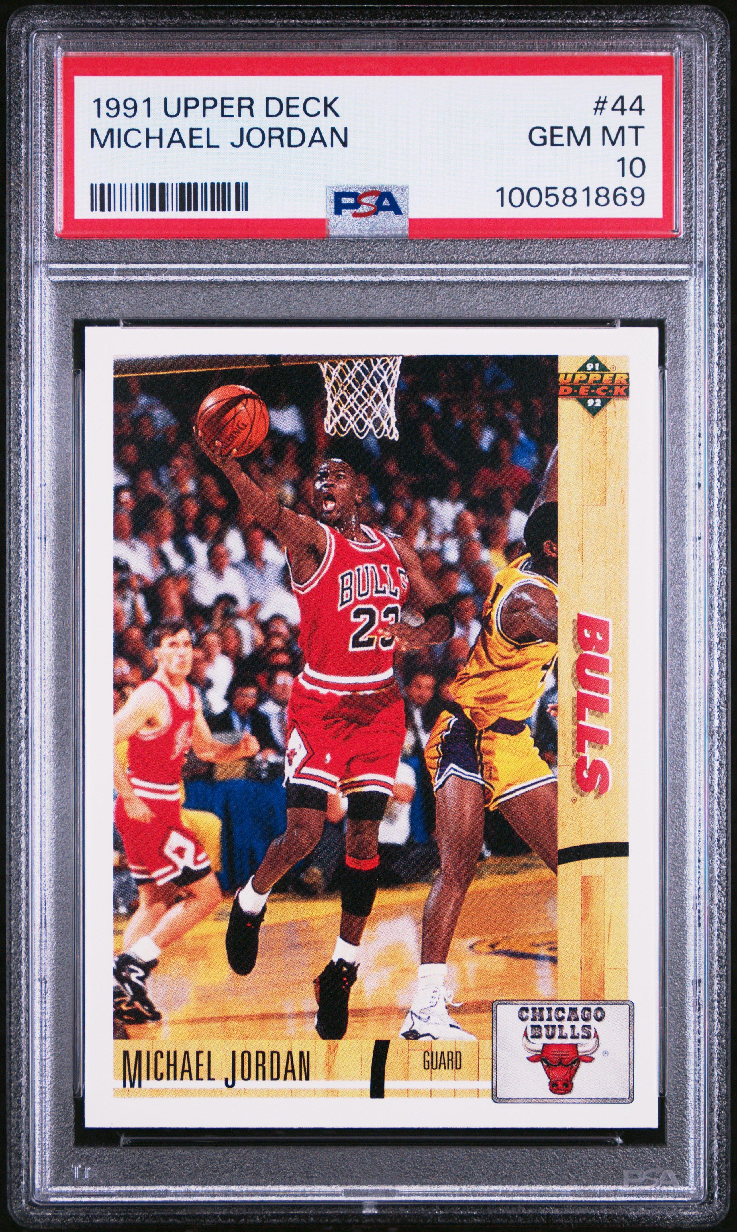 1991 Upper Deck 44 Michael Jordan PSA